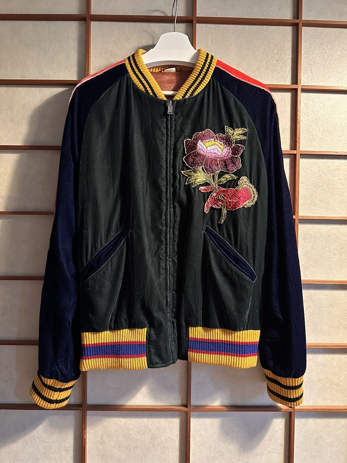 Gucci Gucci Snake Velour Bomber Grailed