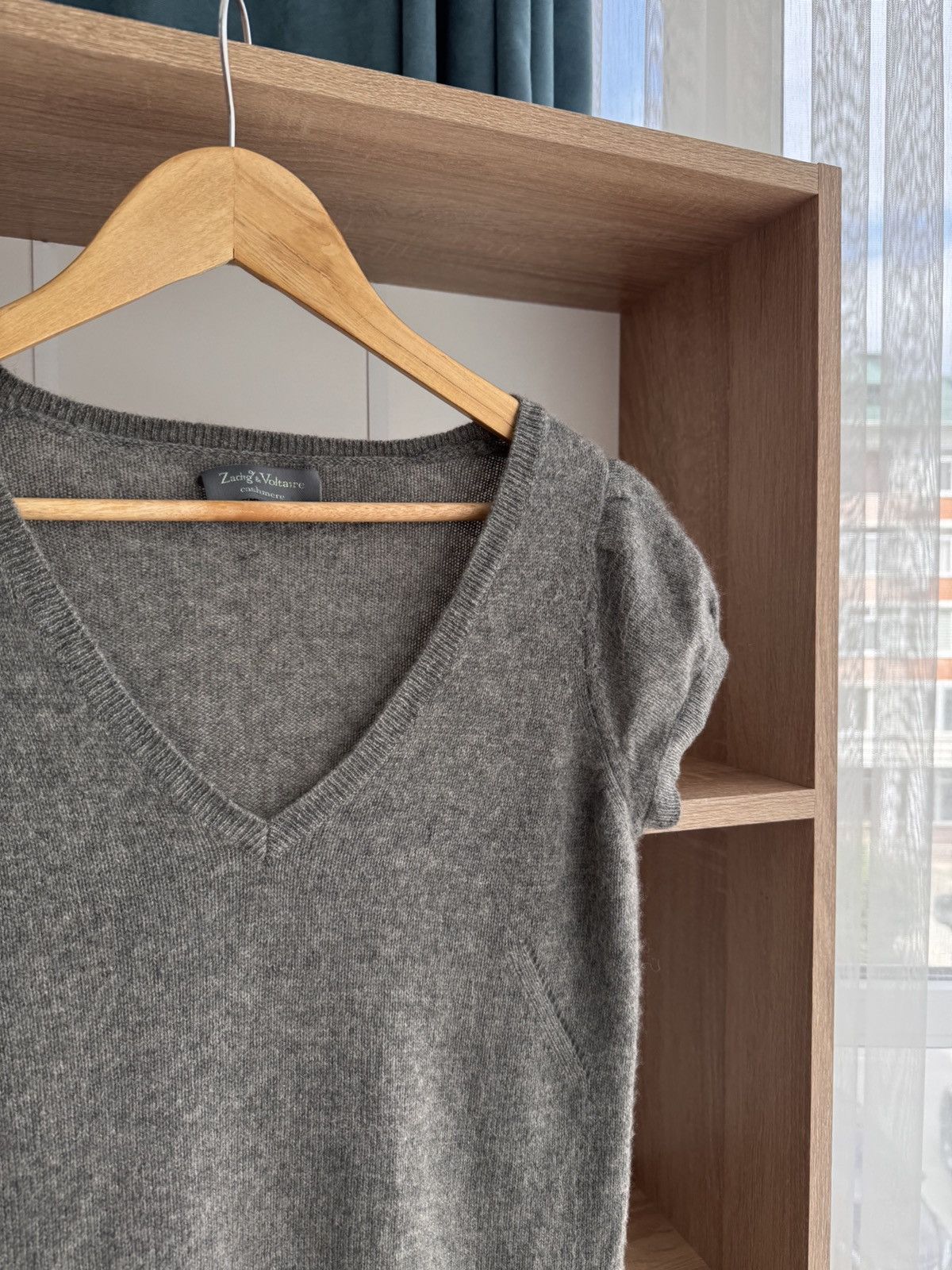 Vintage × Zadig & Voltaire Vintage Zadig & Voltaire Cashmere W’ Luxury Grey Vest Size S / US 4 / IT 40 - 2 Thumbnail