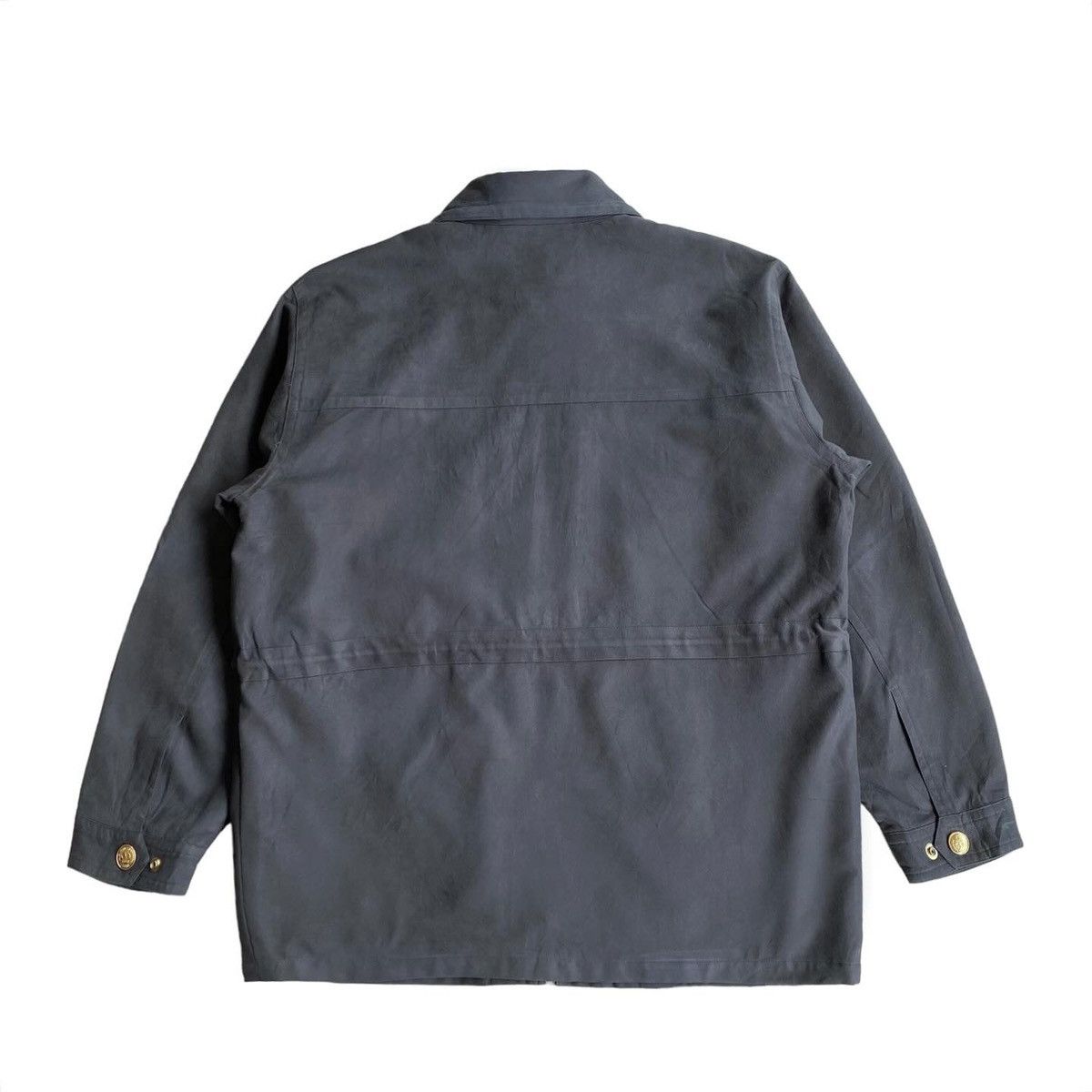 Valentino Valentino Garavani suede coat jacket dark steel grey outer Size US M / EU 48-50 / 2 - 2 Thumbnail