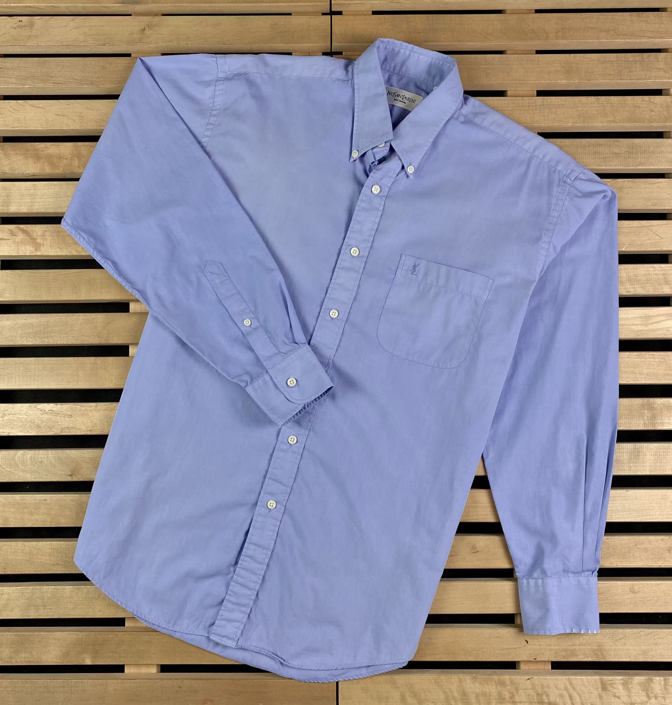 Vintage × Yves Saint Laurent Mens Shirt Yves Saint Laurent Vintage YSL Size XXL Size US XXL / EU 58 / 5 - 1 Thumbnail