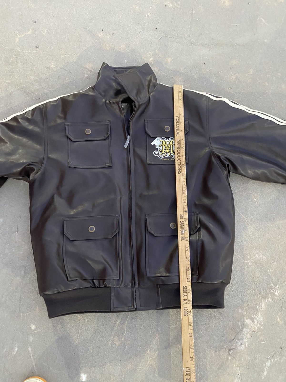 Mecca × Vintage Vintage Mecca USA winter leather puff jacket Size US S / EU 44-46 / 1 - 6 Thumbnail