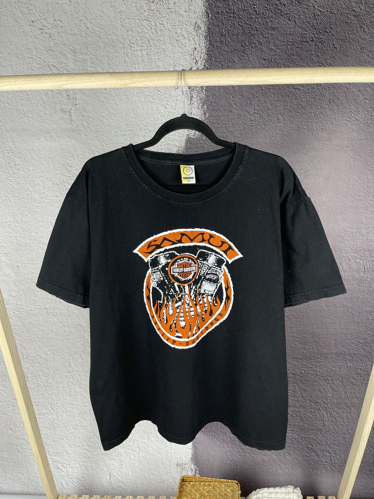 Harley Davidson Harley-Davidson Samui Ride to Live vintage y2k tee shirt Size US XL / EU 56 / 4 - 2 Thumbnail