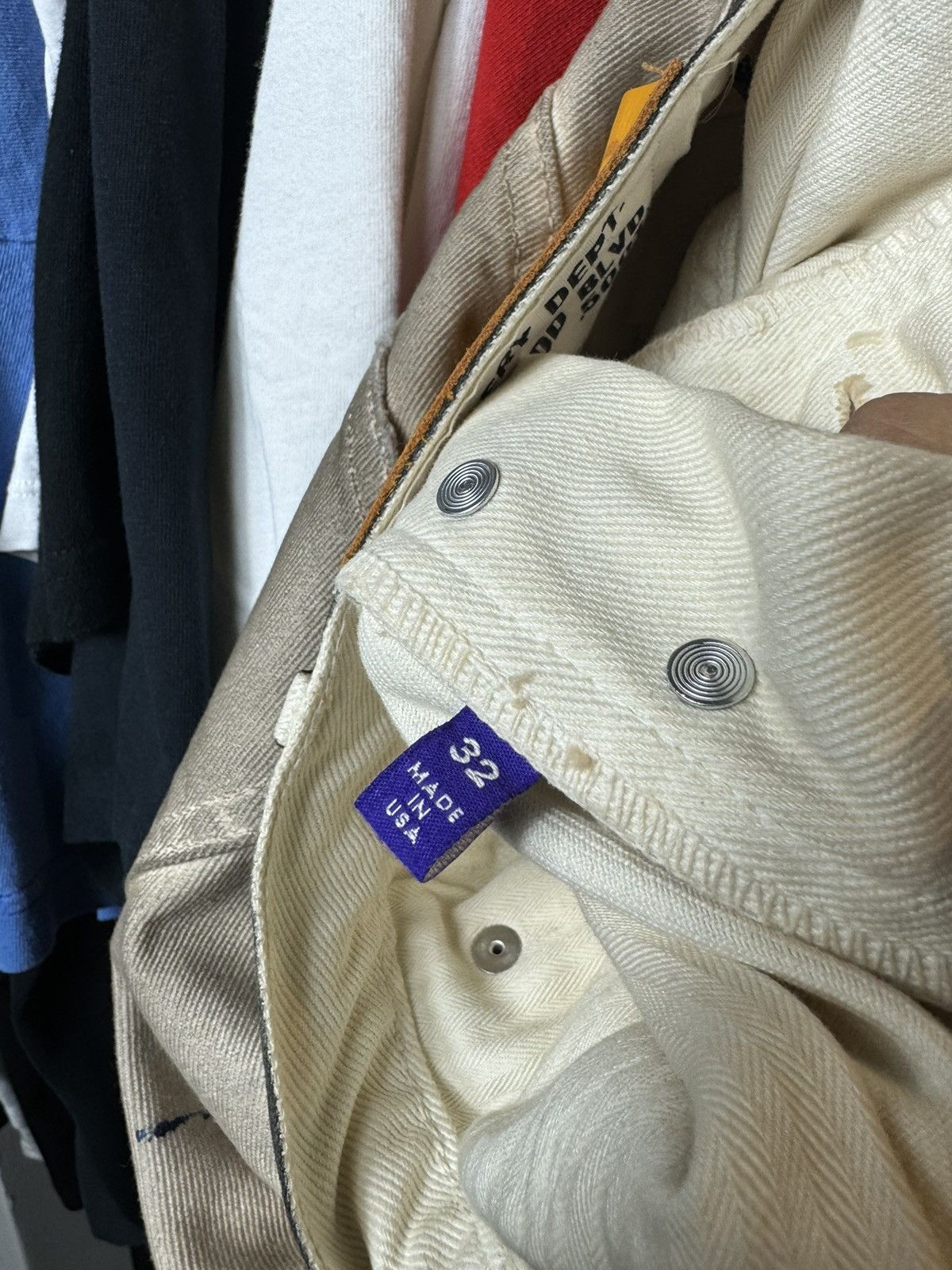 Gallery Dept. Gallery Department Denim Khaki Jeans Pants NEW - Size 30x32 Size US 30 / EU 46 - 16 Thumbnail