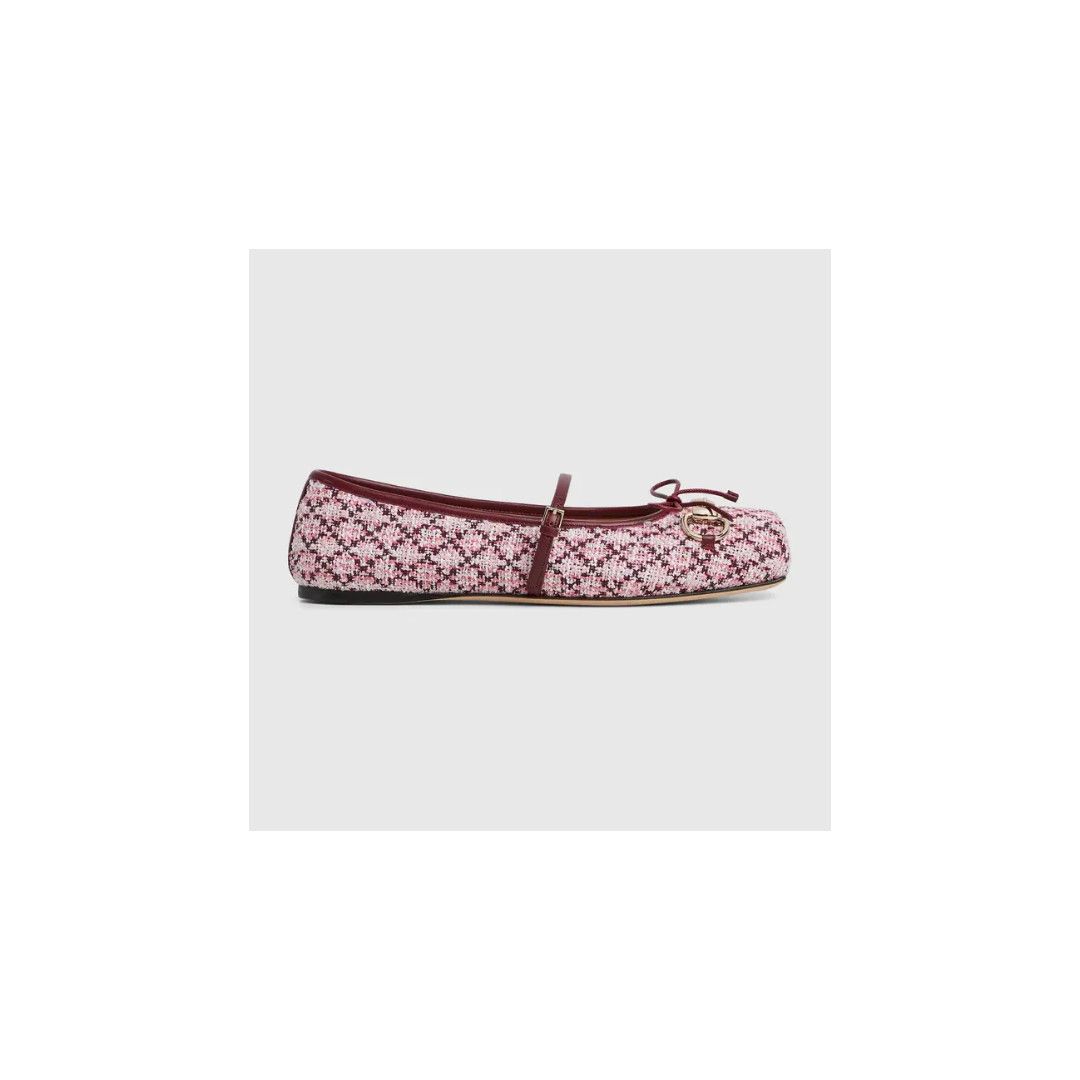 Gucci o1loc1c0326 814321 Women's Gucci Horsebit Ballet Flats Size US 10.5 / IT 40.5 - 1 Thumbnail