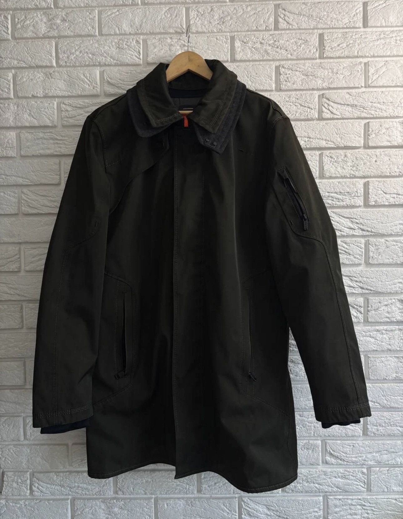 g-lab G-Lab mens coat jacket with warm liningdark green size XL Size US XL / EU 56 / 4 - 2 Thumbnail