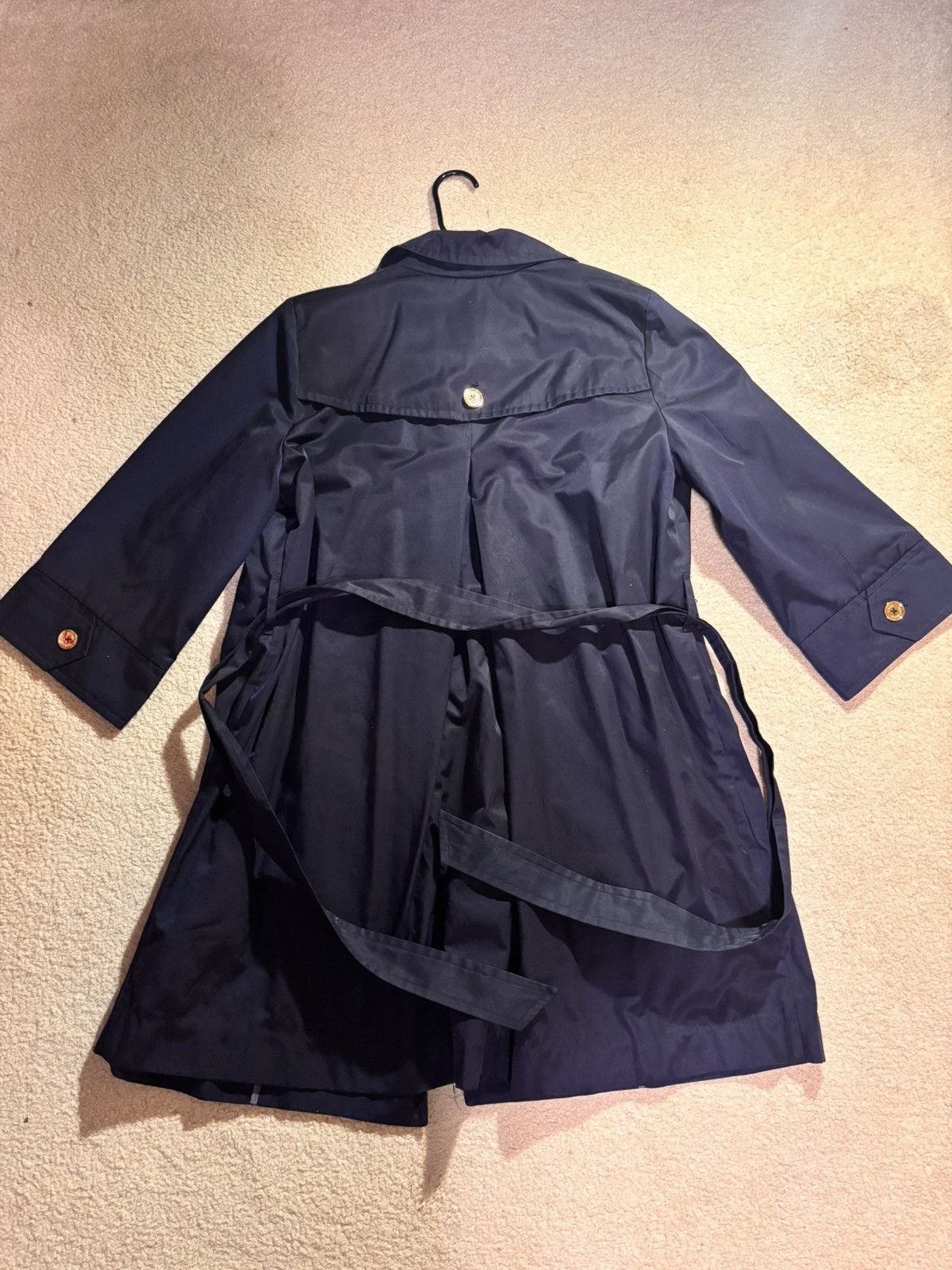 Designer × Michael Kors MICHAEL Michael Kors Trench Coat Black Size Large Jacket Size US L / EU 52-54 / 3 - 2 Thumbnail