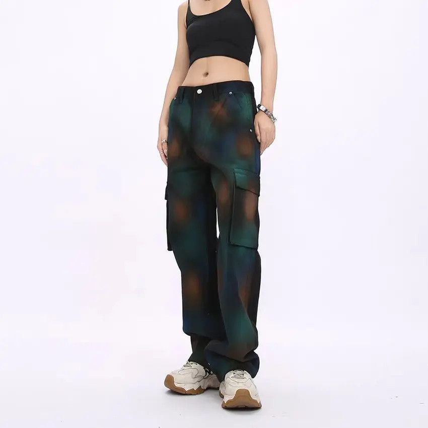 Designer × Japanese Brand Vintage Hip Hop Streetwear Loose Casual Jeans Size US 33 - 1 Thumbnail