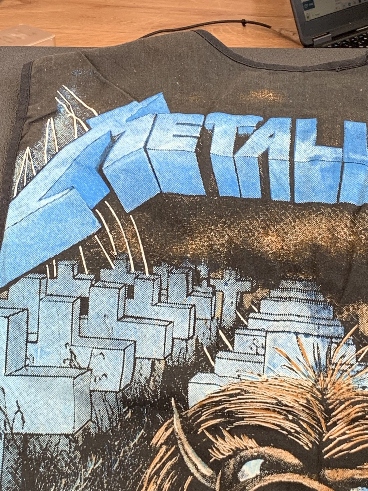 Metallica VINTAGE 90s METALLICA ALL OVER PRINT EMPIRE METAL BAND VEST Size US XL / EU 56 / 4 - 8 Thumbnail