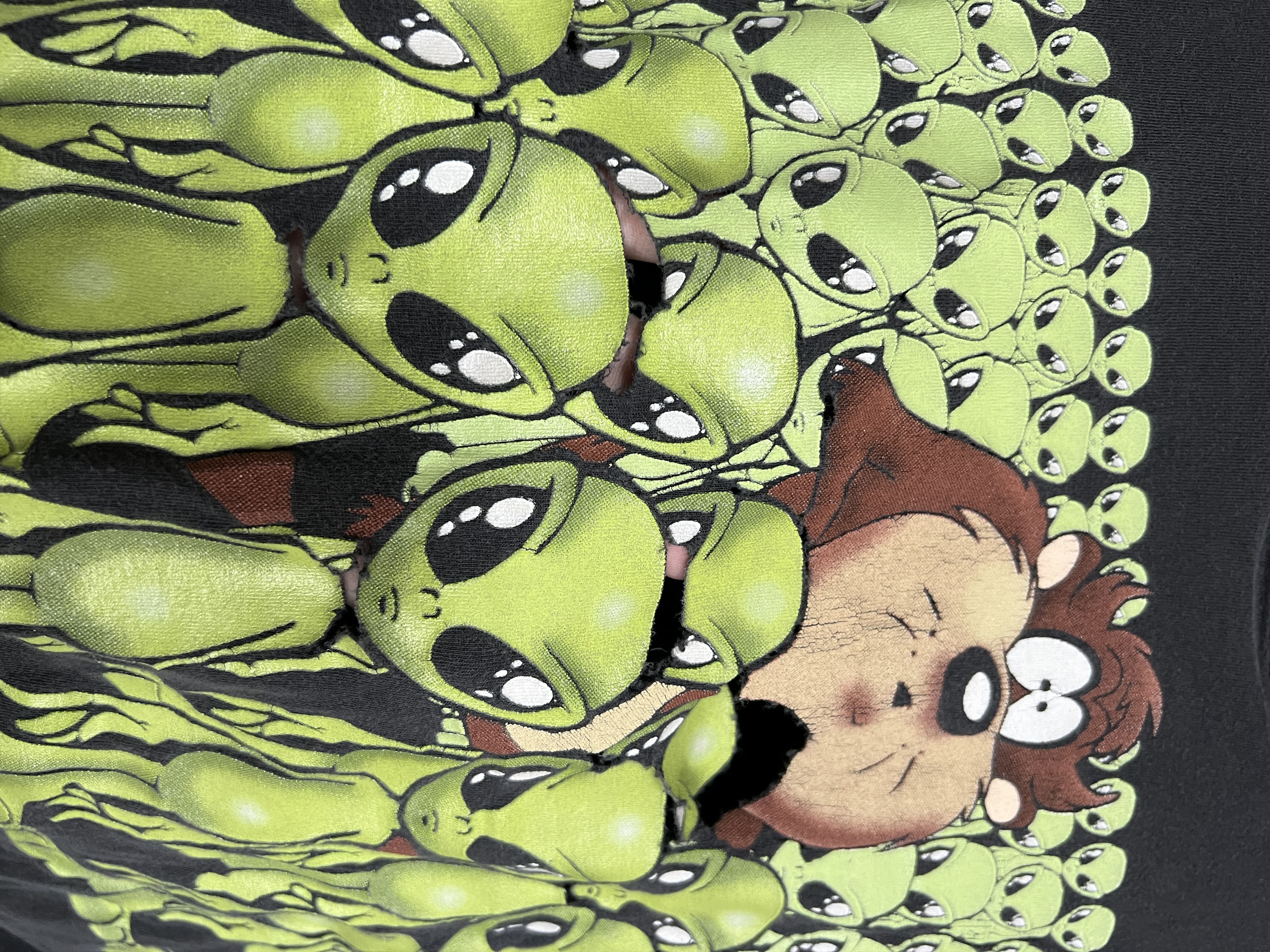 Cartoon Network × Vintage Vintage 1998 Looney Tunes Taz and Aliens T-shirt Size US XL / EU 56 / 4 - 7 Thumbnail