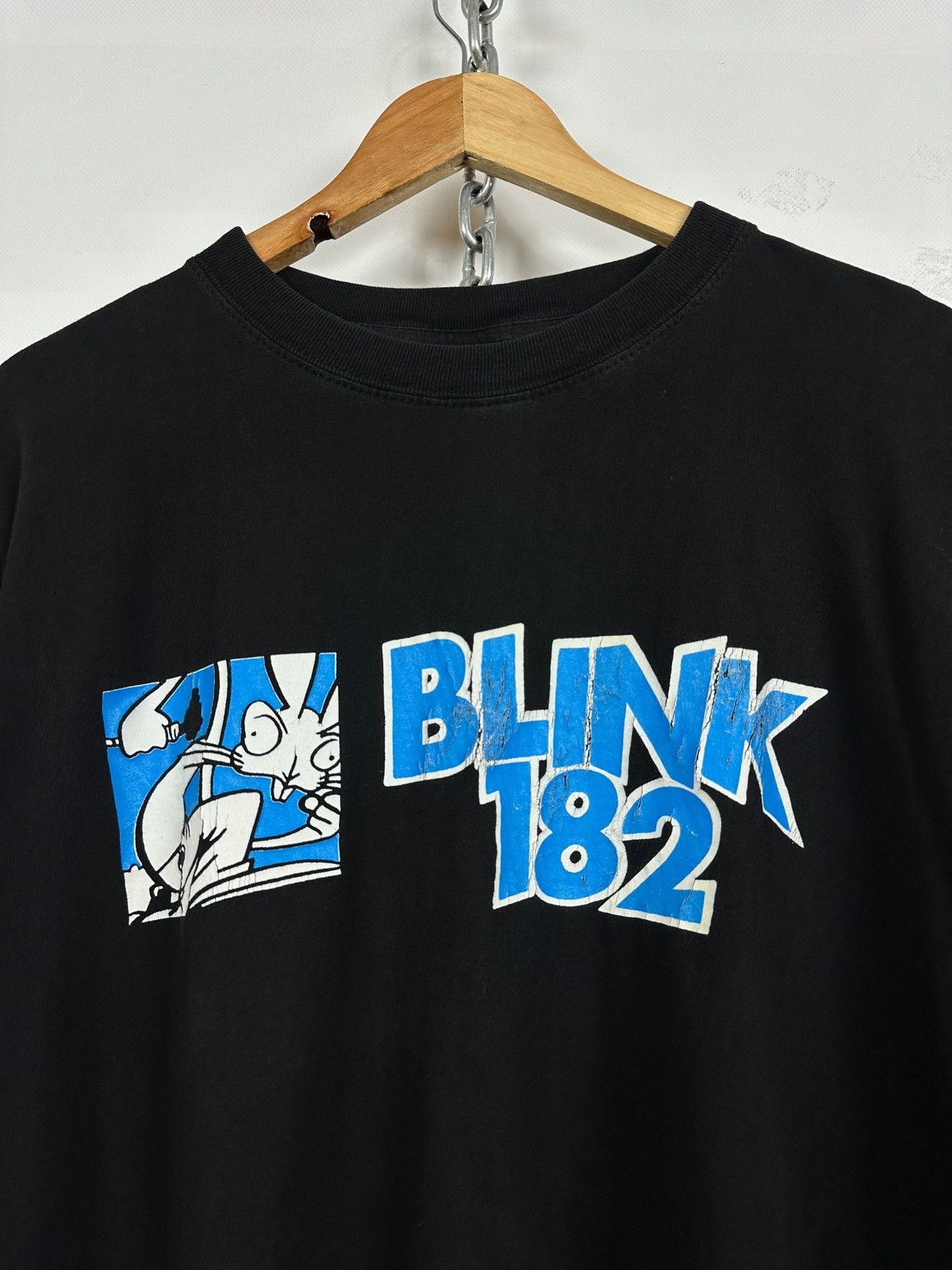 Band Tees 90s Vintage Blink 182 Skanking Bunny Band T-Shirt Size US XL / EU 56 / 4 - 7 Thumbnail