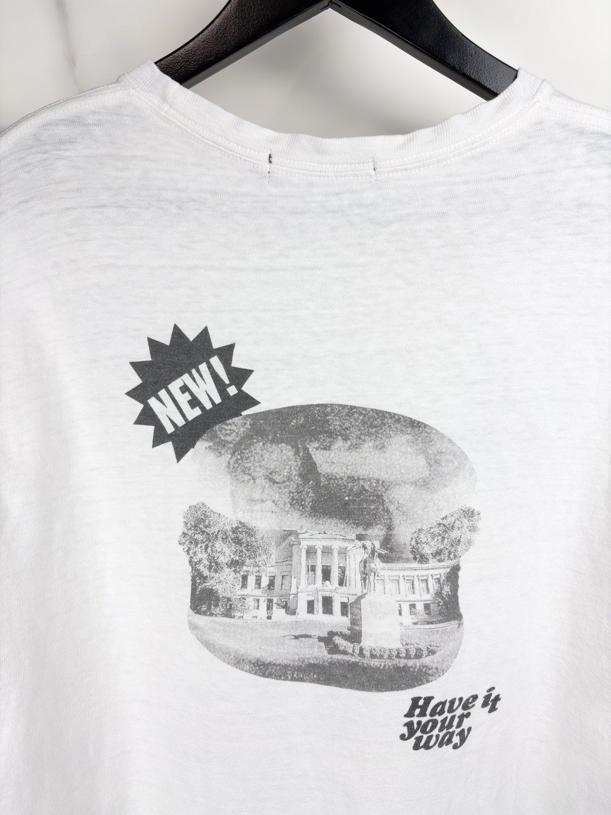 Undercover AW03 Undercover Paper Doll Bush Bin Laden Burger Tshirt Size US M / EU 48-50 / 2 - 4 Thumbnail