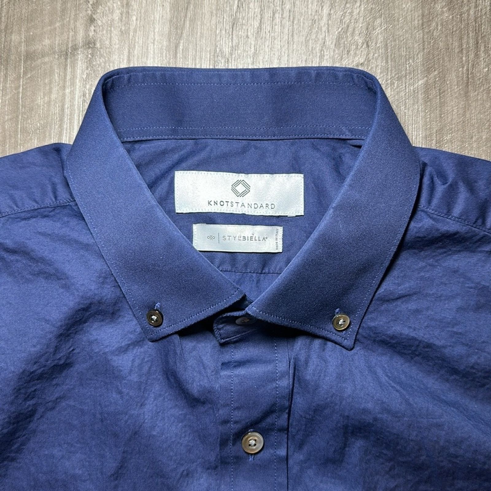 Other Knot Standard Style Biella Long Sleeve Button Down - LT Size US L / EU 52-54 / 3 - 5 Thumbnail