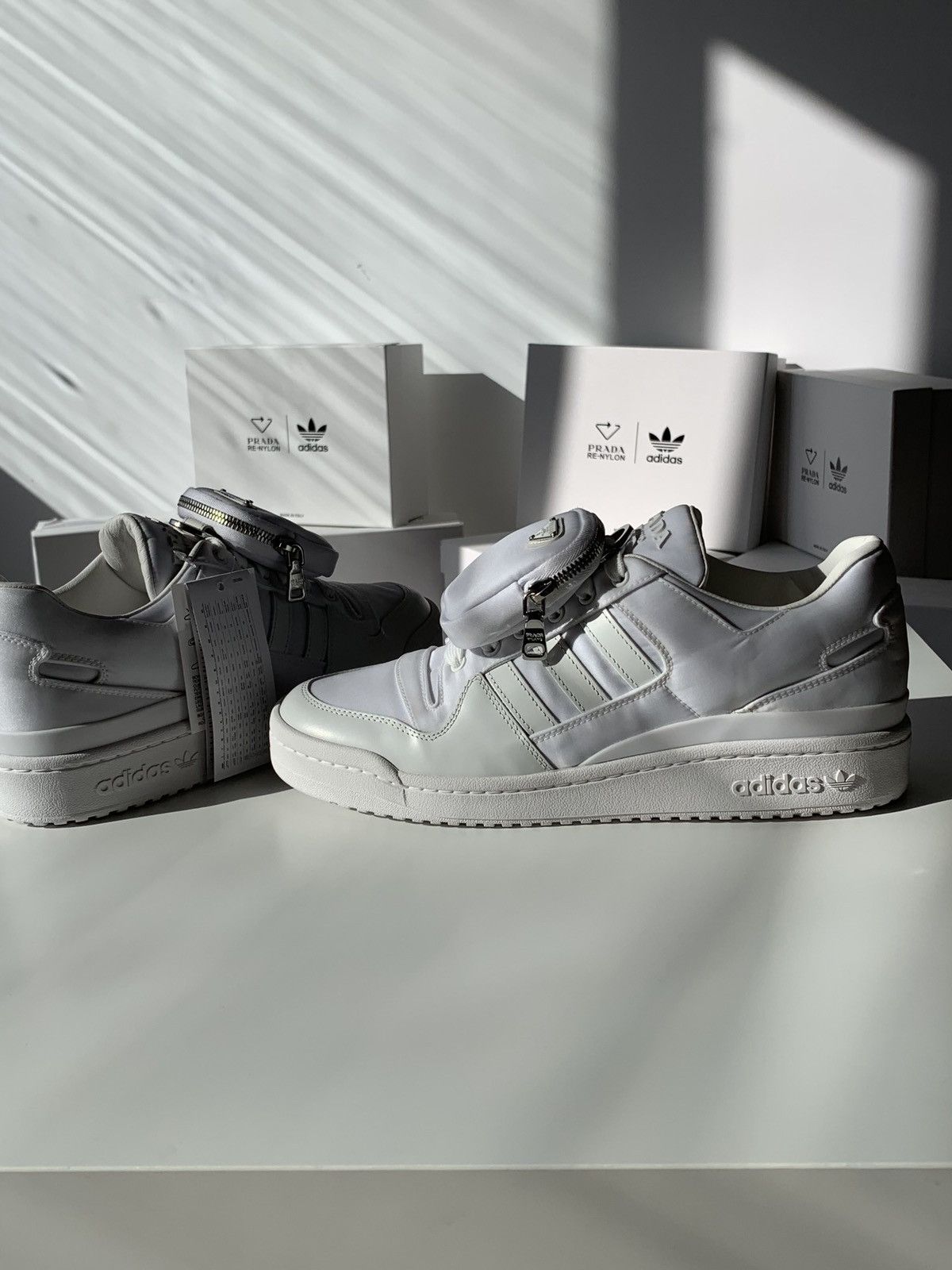 Adidas × Prada 2021 Prada x Adidas Forum Low Re-Nylon Size US 8.5 / EU 41-42 - 7 Thumbnail