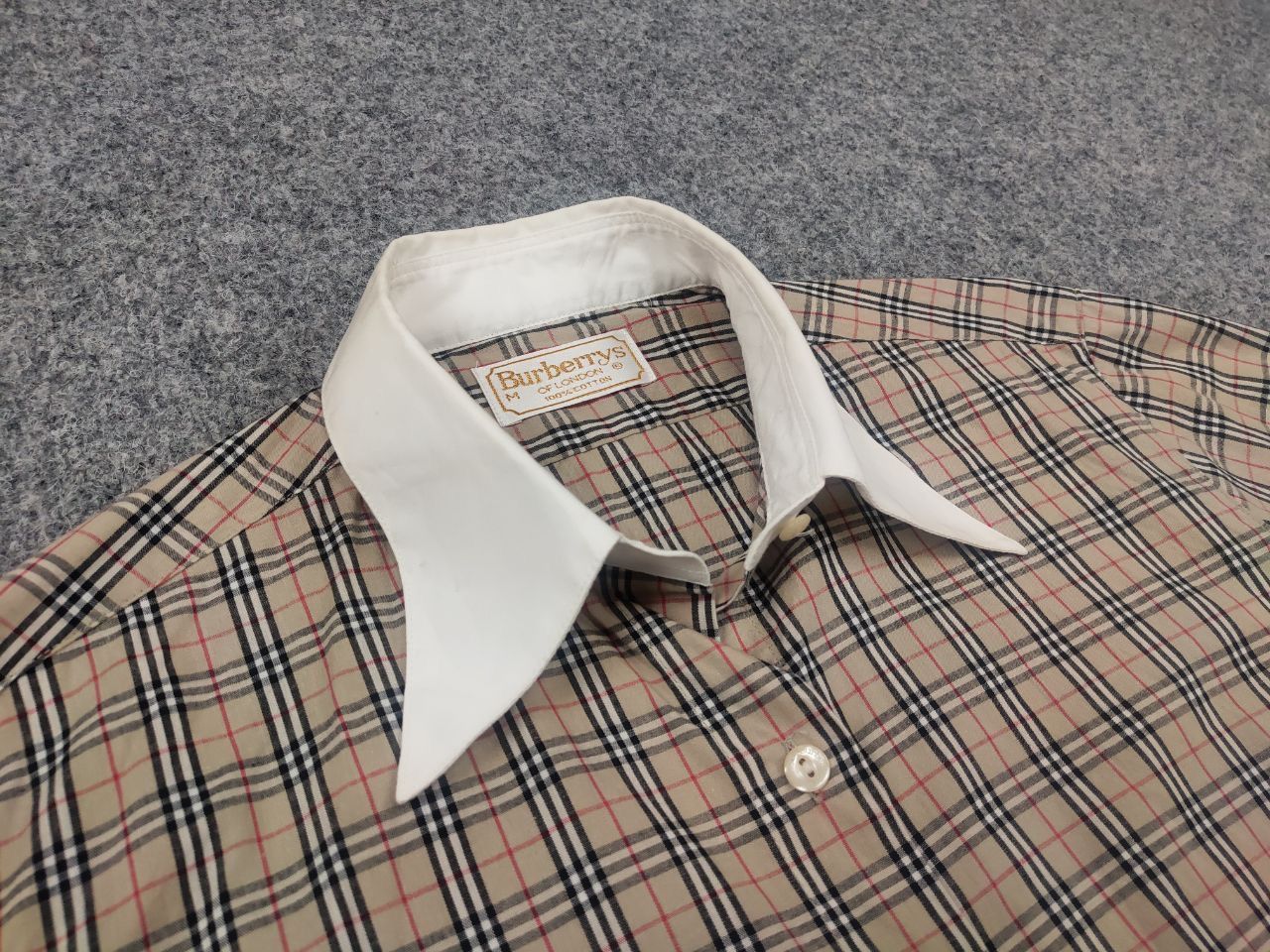 Burberry Vintage 90's Burberry Long Sleeve Nova-Check Shirt cufflinks Size M / US 6-8 / IT 42-44 - 8 Thumbnail
