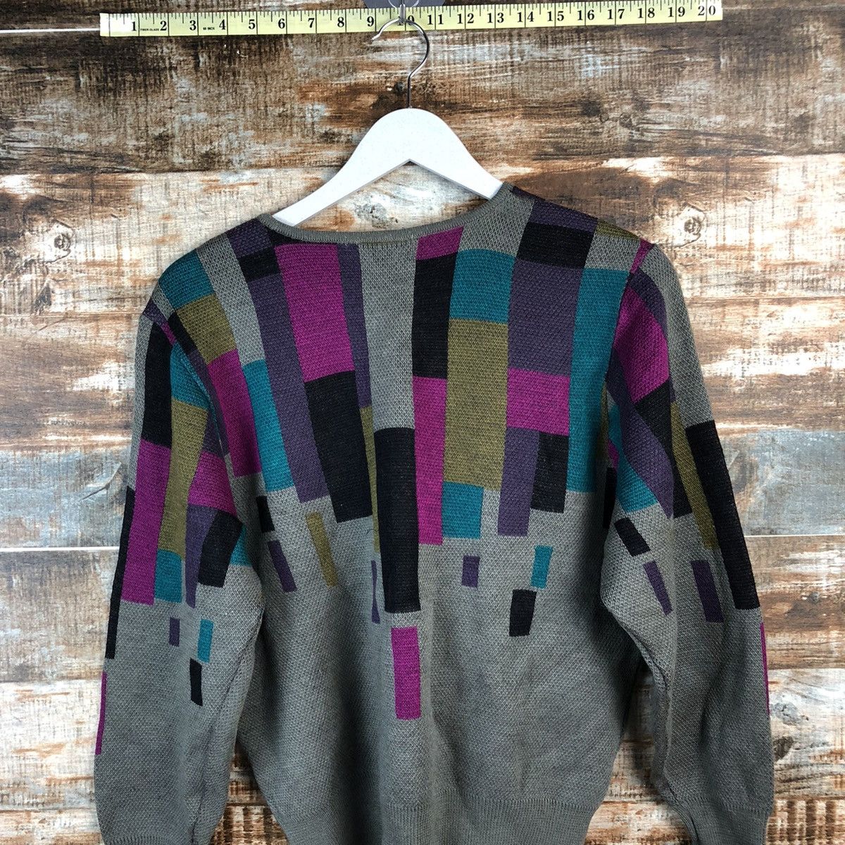 Japanese Brand DL Bel Shepree vintage art Gray Knitwear sweatshirt #C473 Size M / US 6-8 / IT 42-44 - 16 Thumbnail