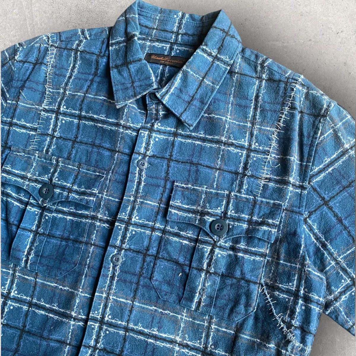 Undercover Scab Barb Wire Plaid Shirt Size US S / EU 44-46 / 1 - 4 Thumbnail