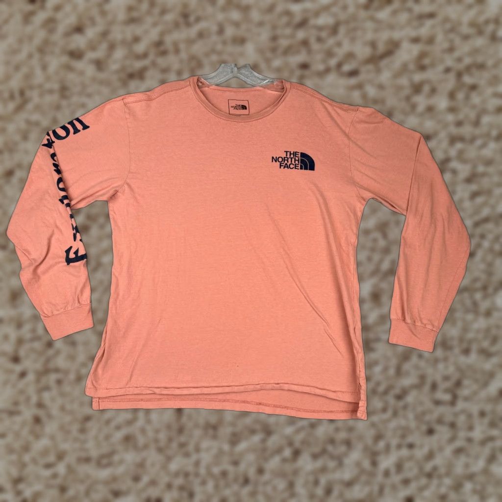 The North Face The North Face Shirt Men Medium Pink Long Sleeve Crew Neck 100% Cotton Breathable Classic Size US M / EU 48-50 / 2 - 1 Thumbnail