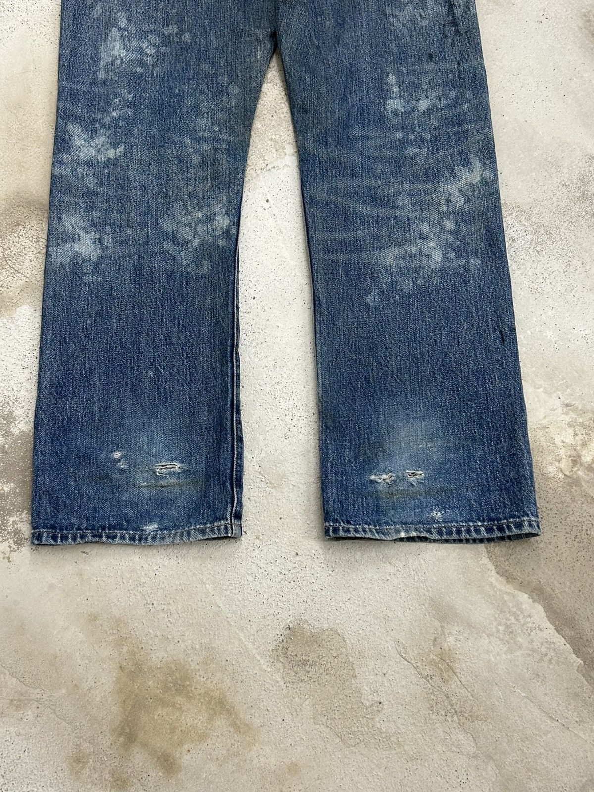 Le Grande Bleu (L.G.B.) Vintage Rna Jeans Mud Washed Dirty Distressed Jeans Size US 34 / EU 50 - 10 Thumbnail
