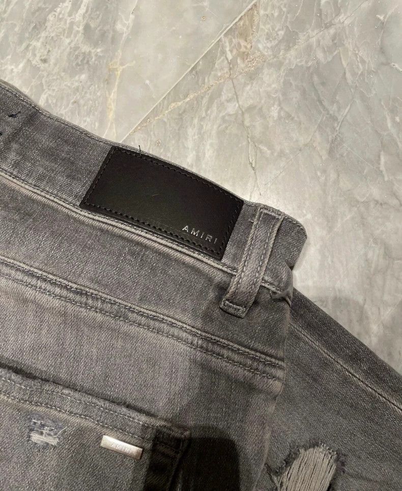 Amiri Amiri washed suede spliced jeans Size US 30 / EU 46 - 3 Thumbnail
