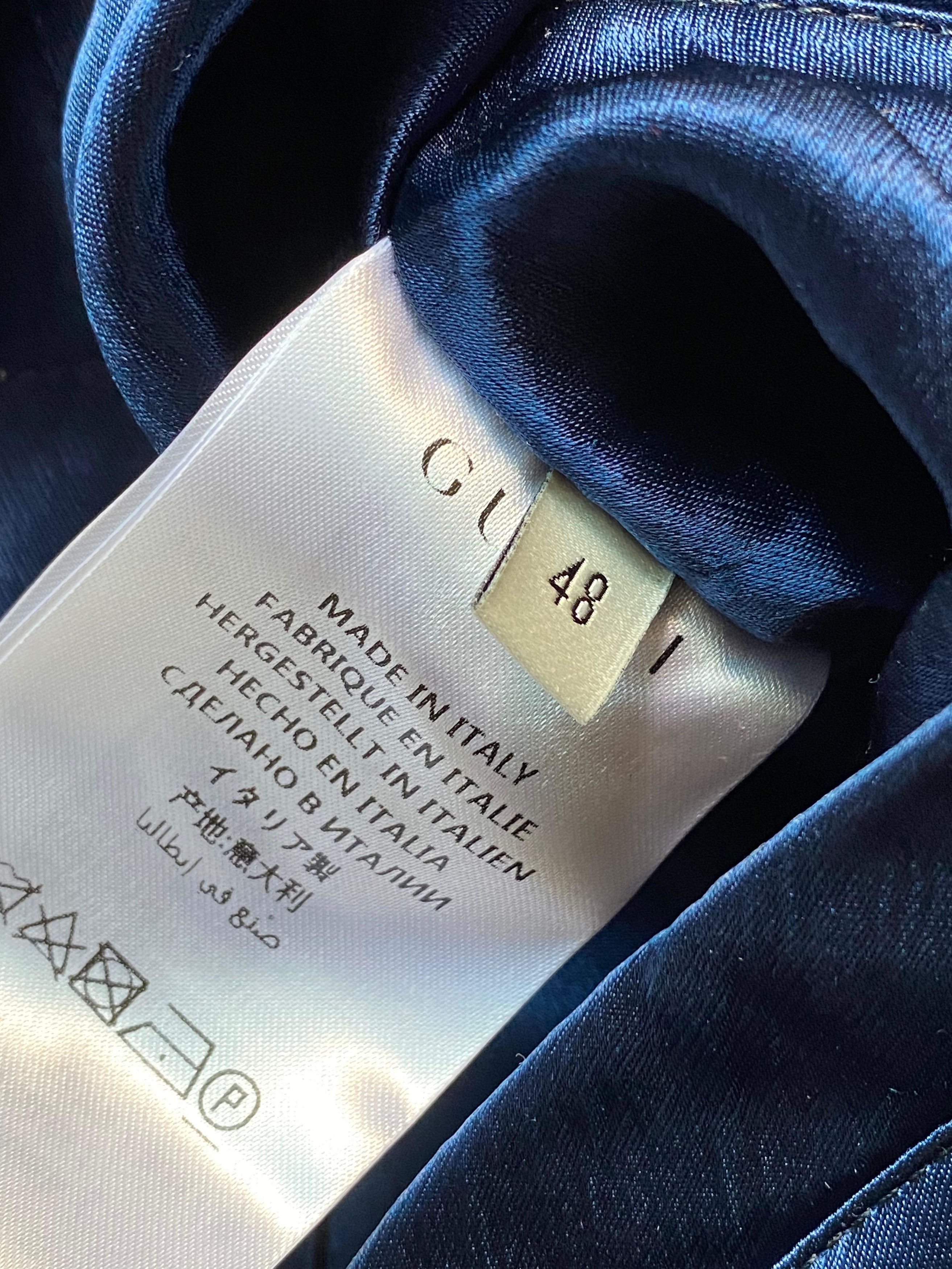 Gucci Gucci Reversible Blue and Red Satin Bomber Jacket Size US M / EU 48-50 / 2 - 8 Thumbnail