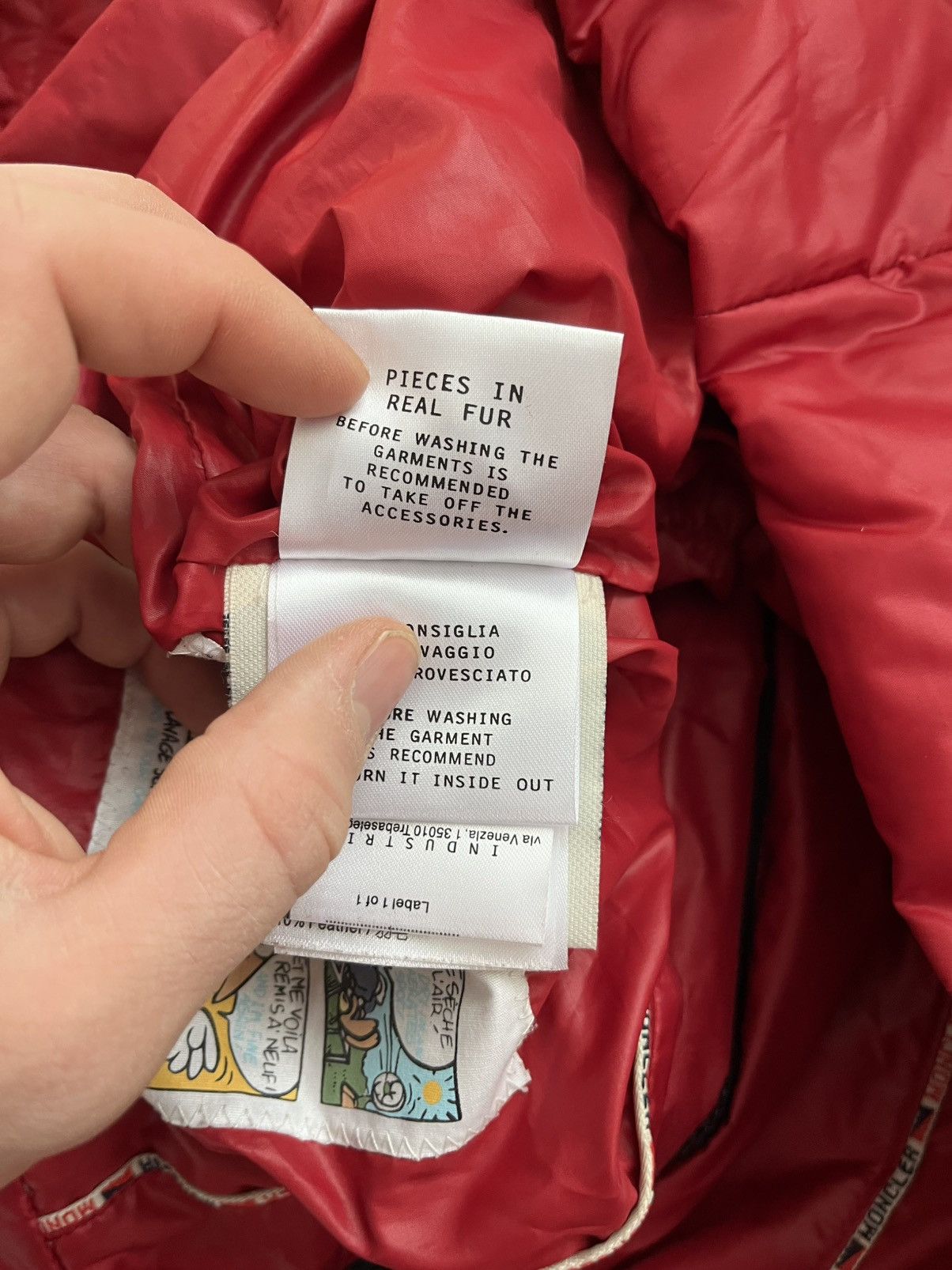 Moncler Moncler Red Down Jacket / Puffer Jacket Size M / US 6-8 / IT 42-44 - 13 Thumbnail