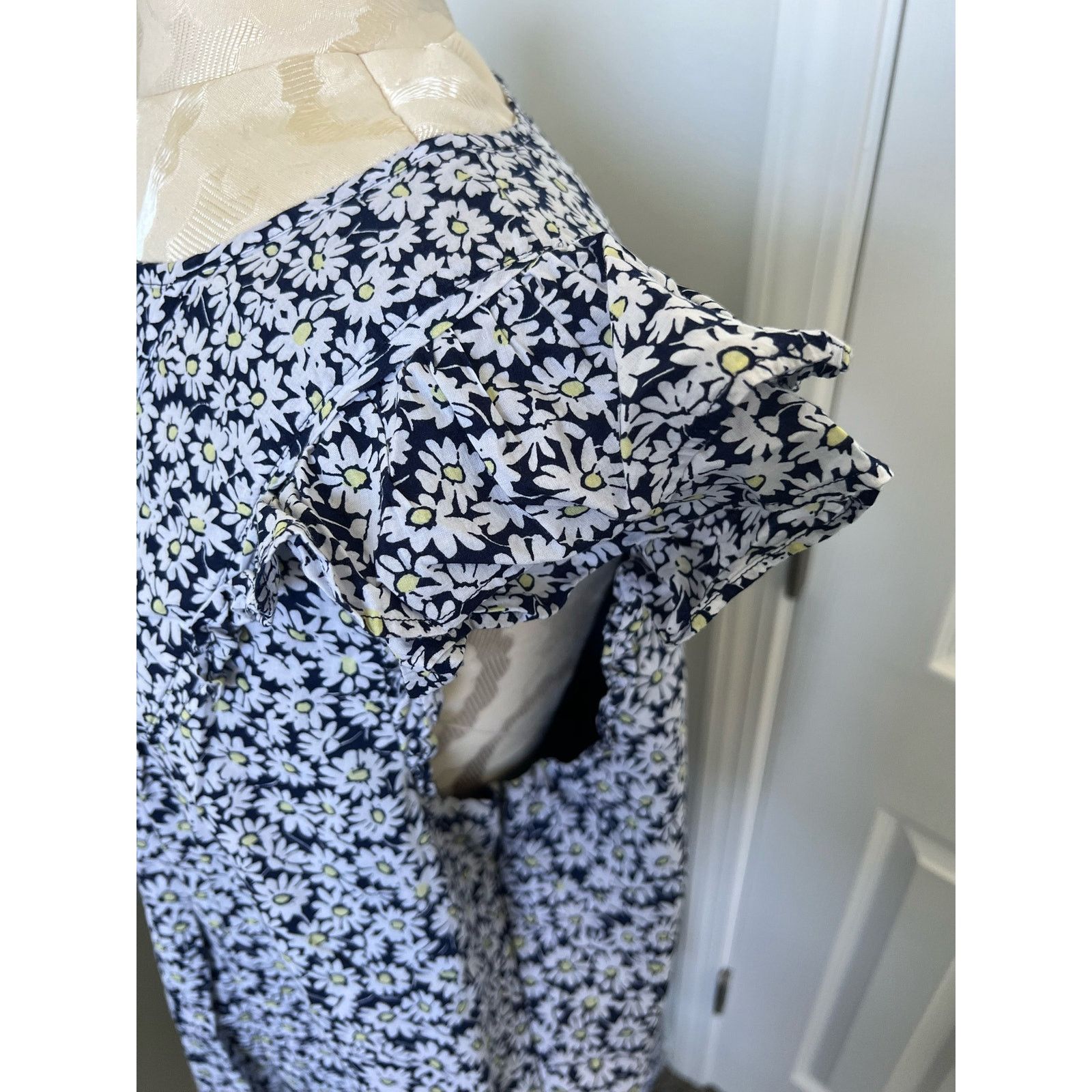 J.Crew J.Crew Short Sleeve Floral Print Ruffle Dress Size 20 Size 3XL / US 20-22 - 5 Thumbnail