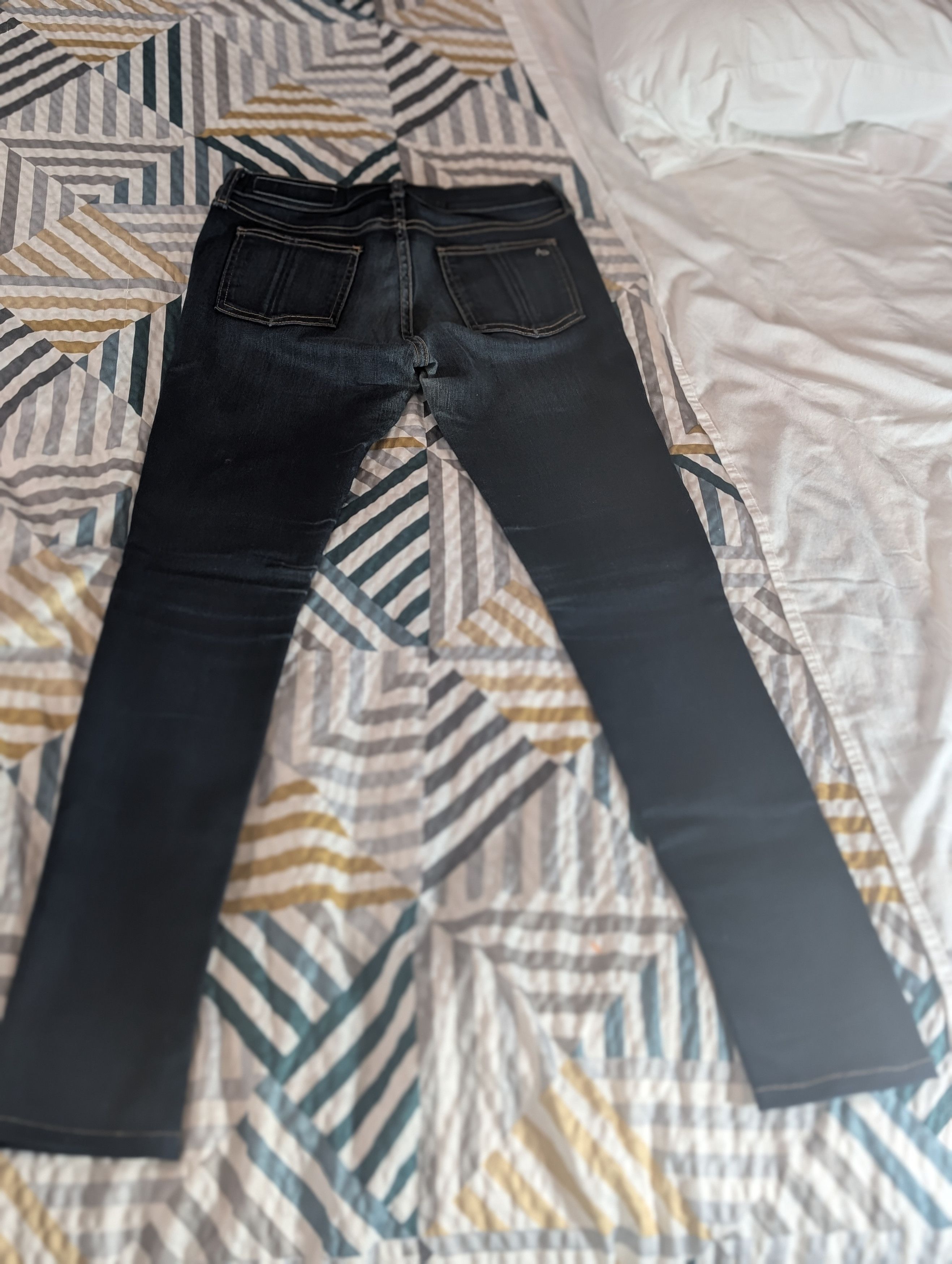 Rag & Bone Bedford Skinny Jeans Indigo Dark Blue Size 27" / US 4 / IT 40 - 10 Thumbnail