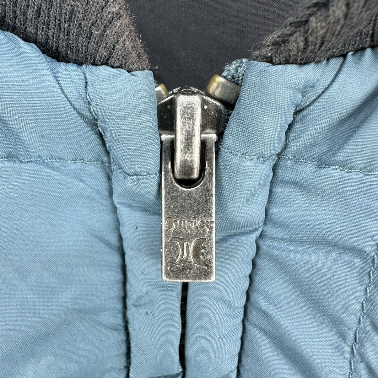 Hurley Vintage Hurley Checkeboard Puffer Zipper Jacket Size US L / EU 52-54 / 3 - 13 Thumbnail