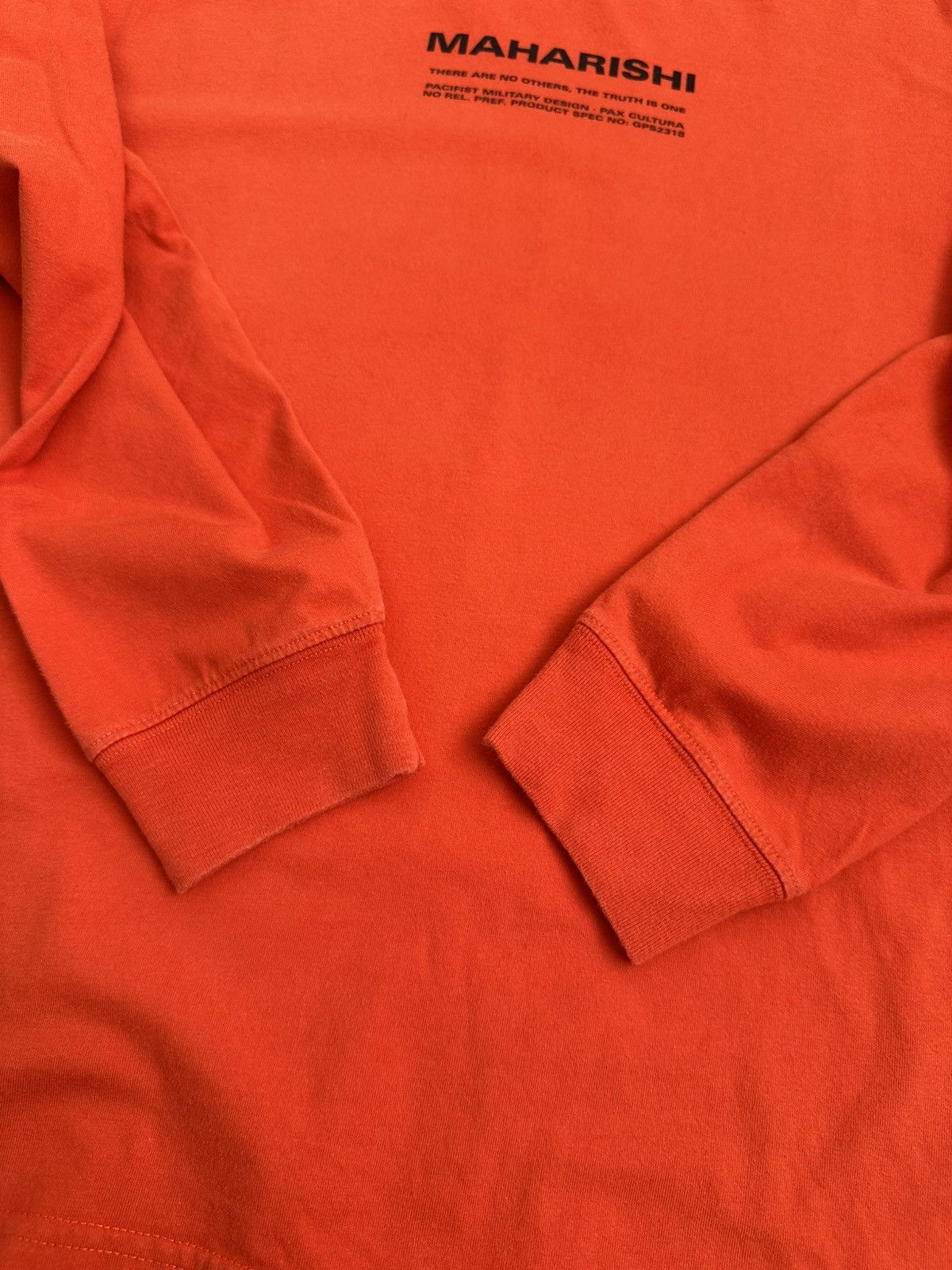 Maharishi Maharishi Japanese Centre Logo Long Sleeve Organic tee Size US M / EU 48-50 / 2 - 9 Thumbnail
