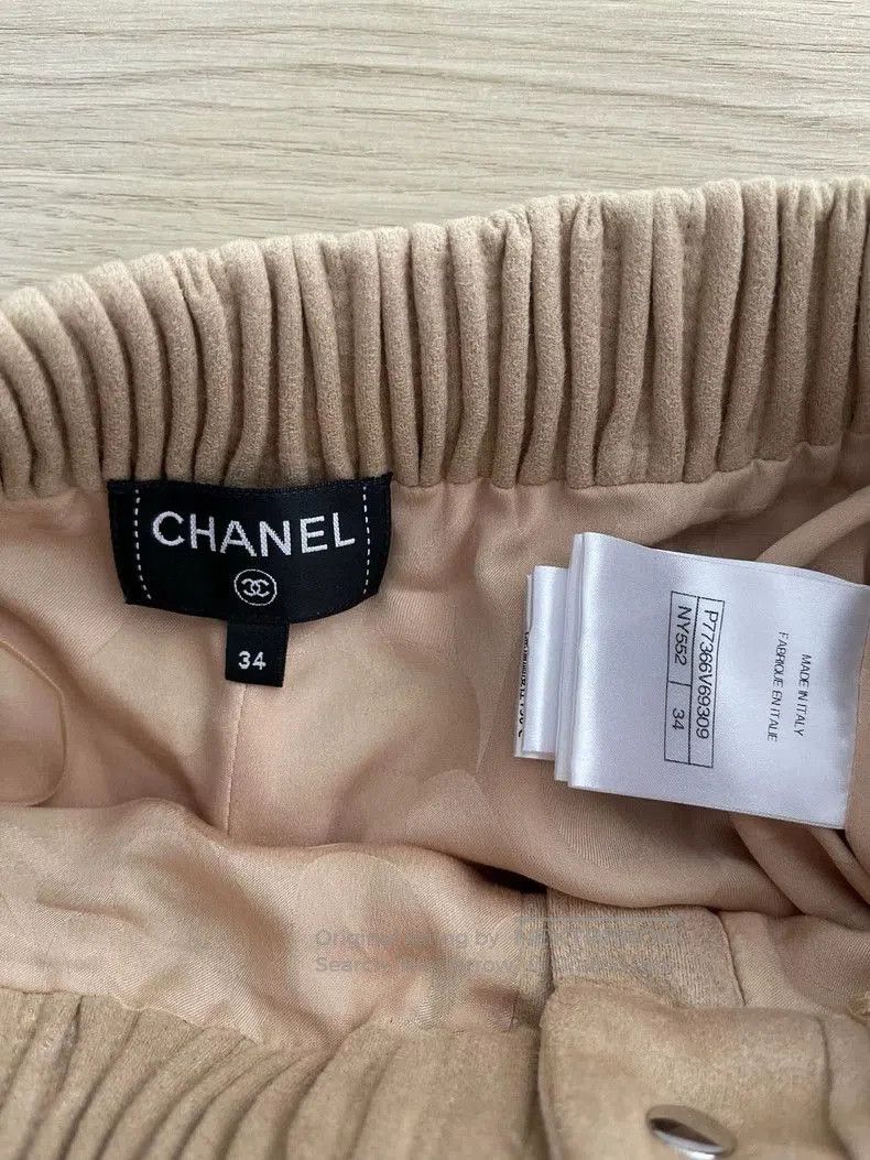 Chanel Chanel 2024 Coco Neige Suede Pants. Size US 34 / EU 50 - 3 Thumbnail