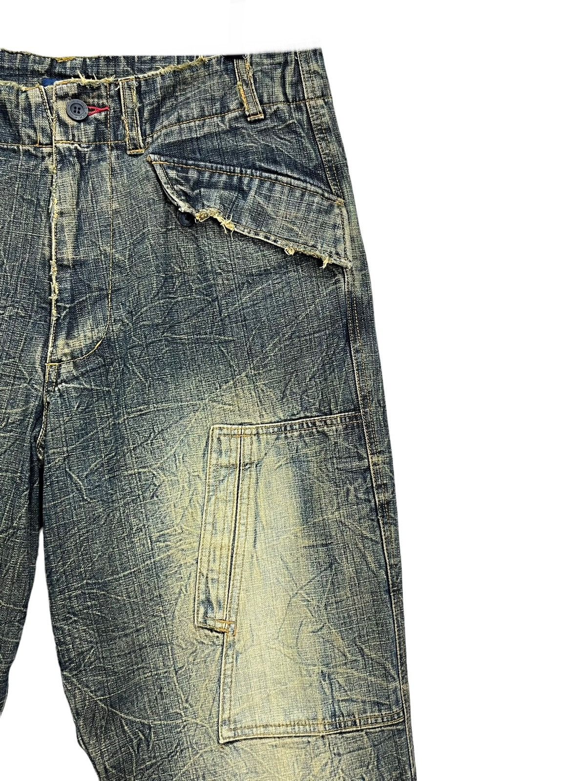 Vintage × Woolrich Woolen Mills FYE🔥Vintage 90’s WOOLRICH Mudmax Claw Mark Baggy Denim Size US 32 / EU 48 - 11 Thumbnail
