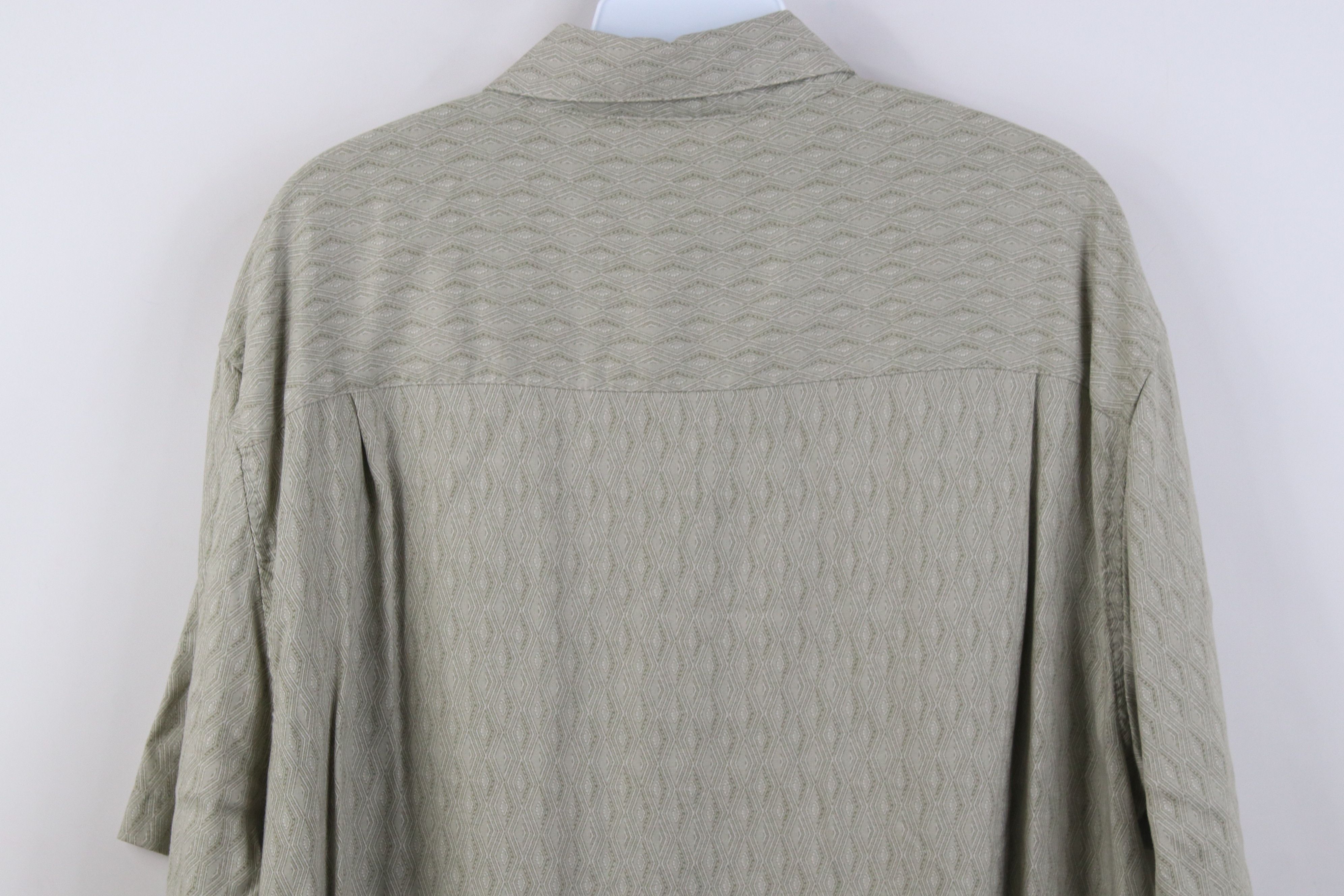 Vintage Vintage 90s Streetwear Diamond Short Sleeve Button Shirt Size US M / EU 48-50 / 2 - 10 Thumbnail