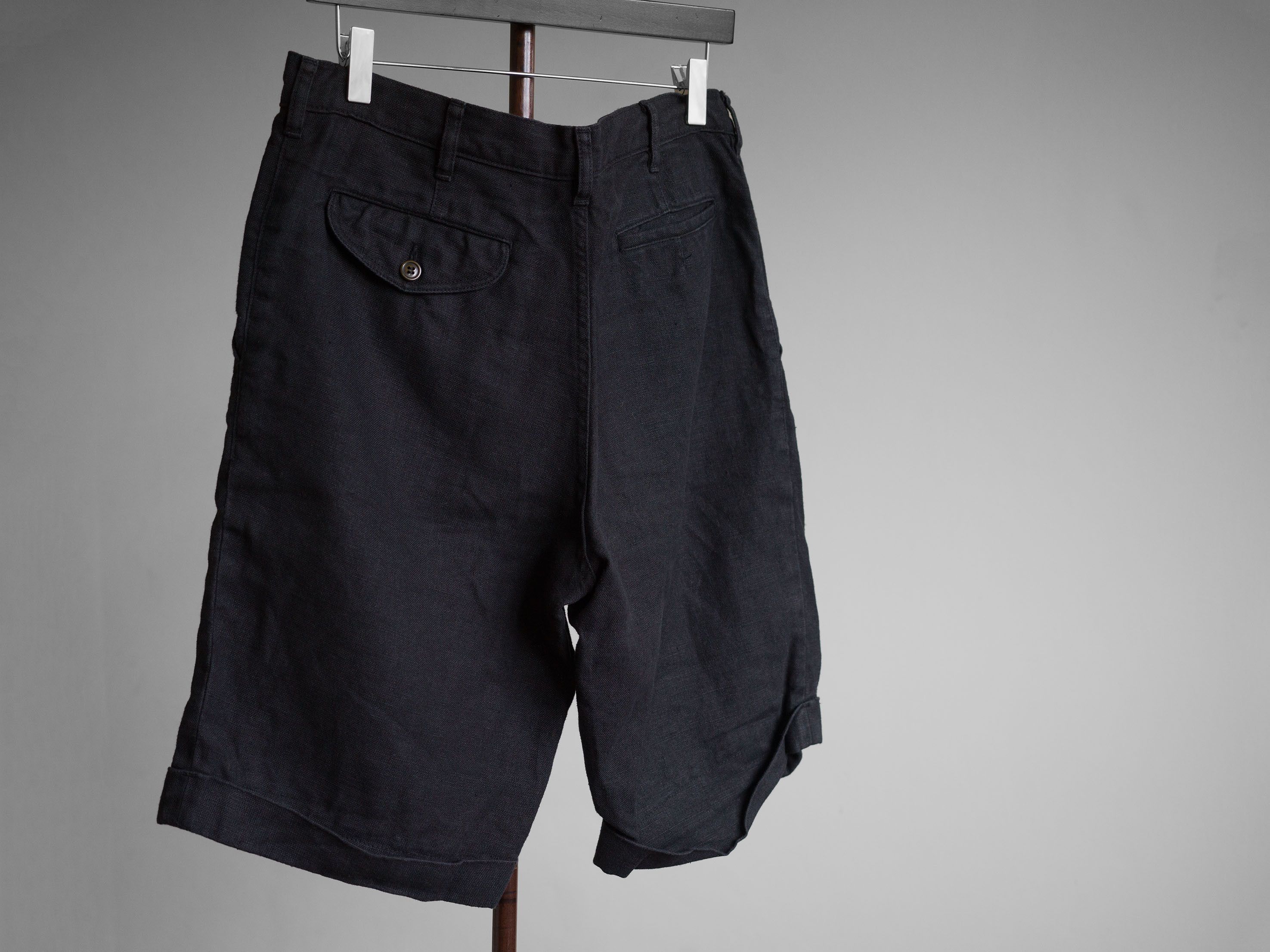 Comme des Garcons Homme Plus SS2013 COMME des GARÇONS HOMME PLUS LINEN SHORTS Size US 32 / EU 48 - 3 Thumbnail
