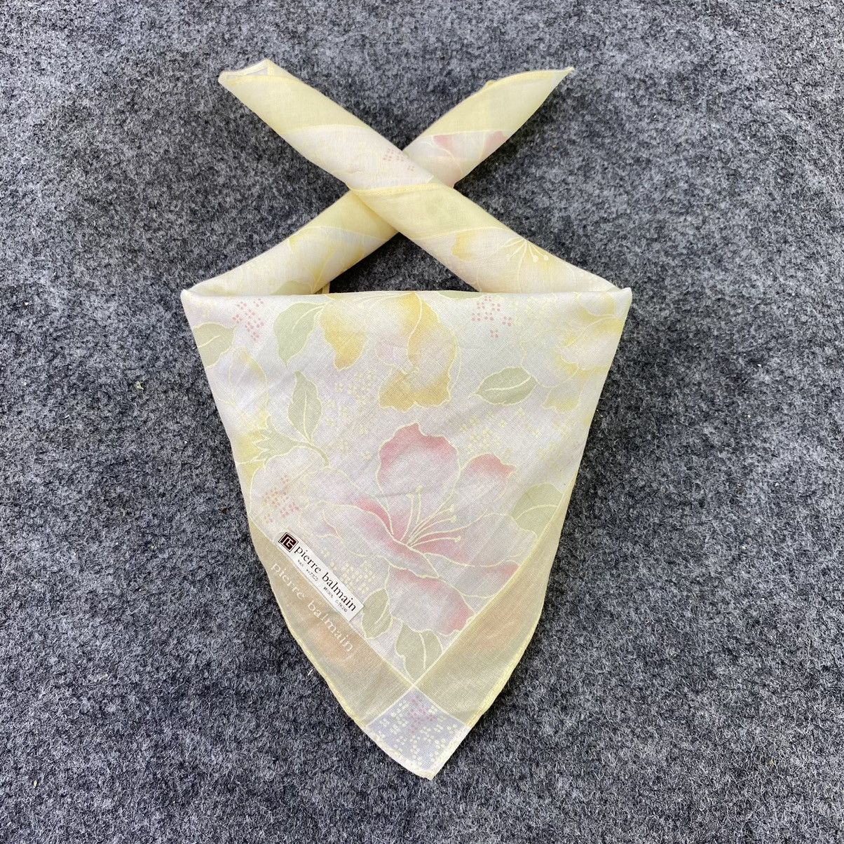 Pierre Balmain × Vintage Pierre Balmain Handkerchief / Bandana / Neckerchief-B487 Size ONE SIZE - 2 Thumbnail