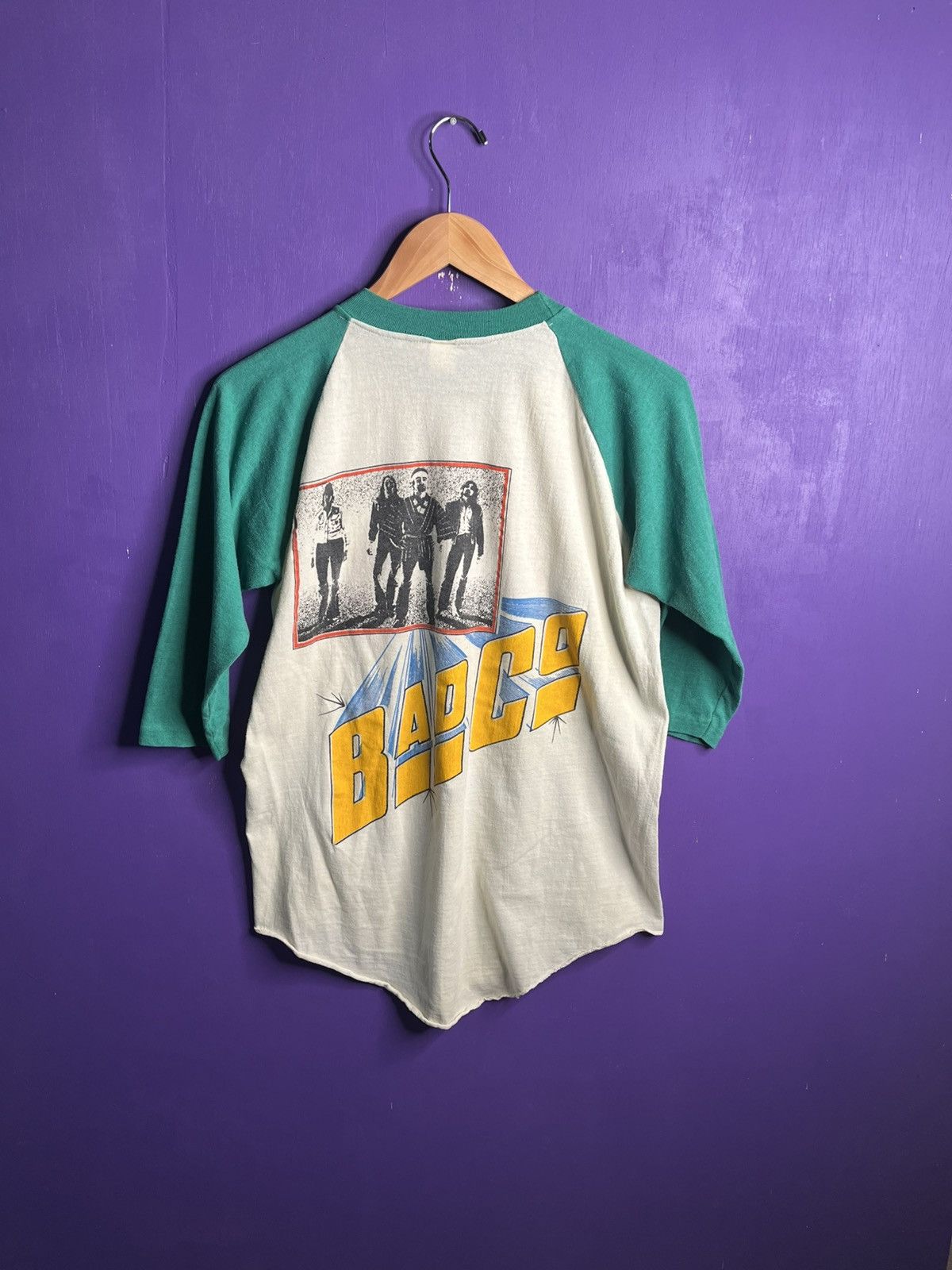 Band Tees × Vintage Vintage 80s Bad co coyote sunrise tour raglan t-shirt Size US M / EU 48-50 / 2 - 2 Thumbnail
