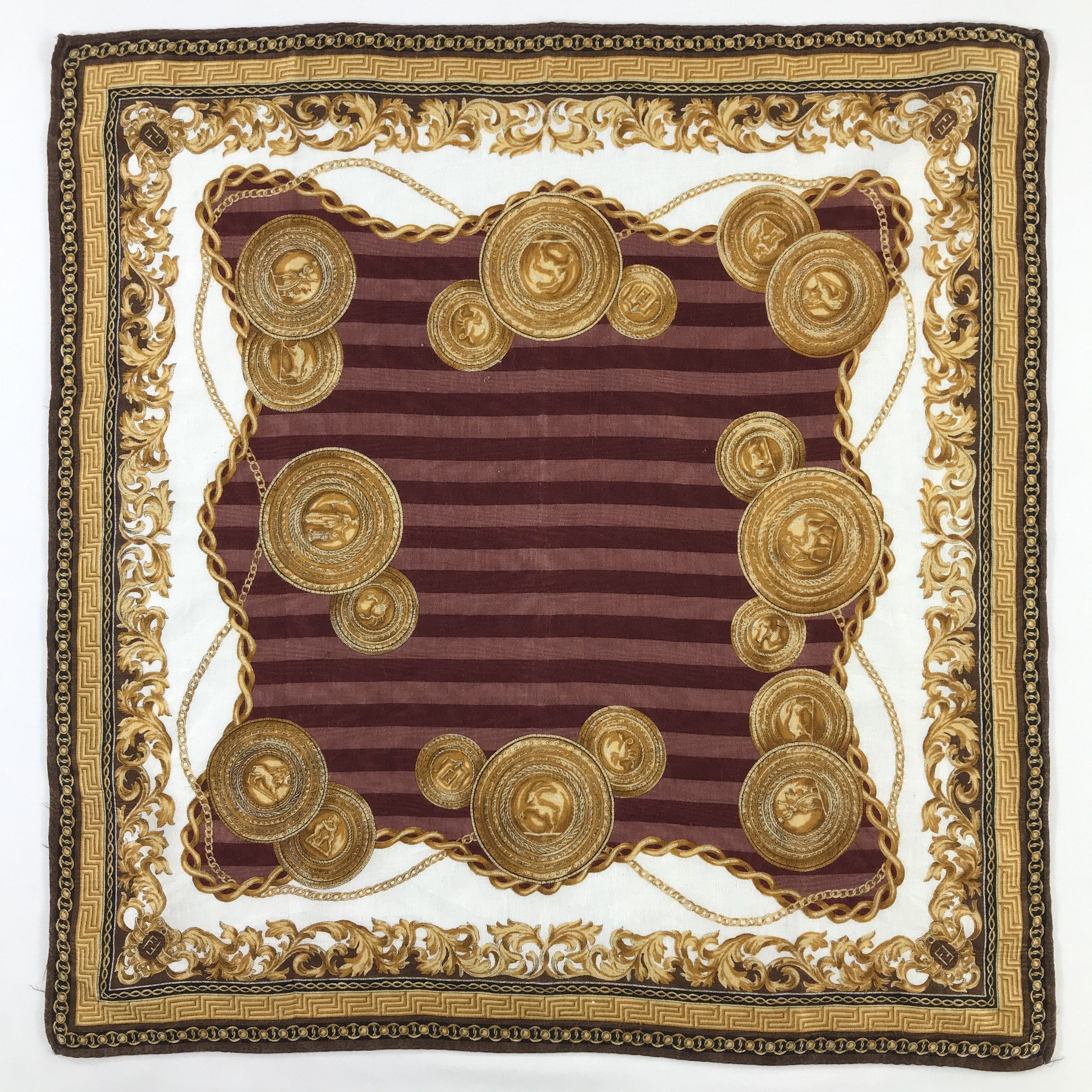 Vintage Vintage Fendi Bandana / Handkerchief / Neckerchief - S439 Size ONE SIZE - 1 Thumbnail