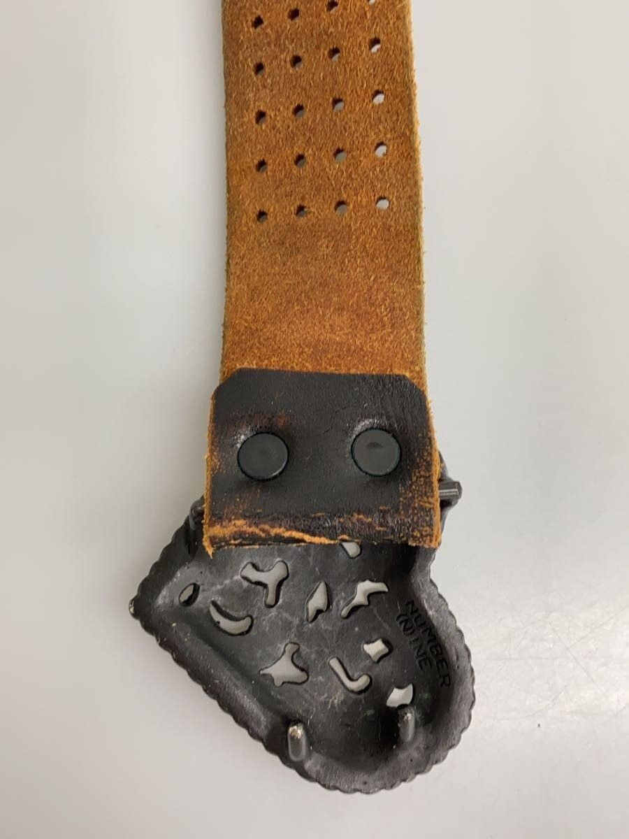 Number (N)ine Heart Buckle Perforated Leather Belt Size ONE SIZE - 5 Thumbnail