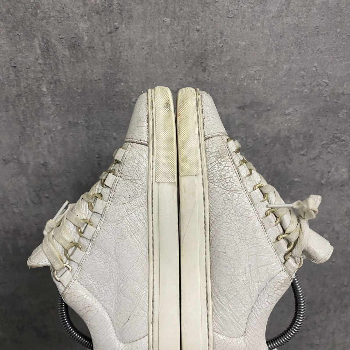 Balenciaga Balenciaga Arena Low Top Sneakers White Size US 5 / EU 37 - 11 Thumbnail