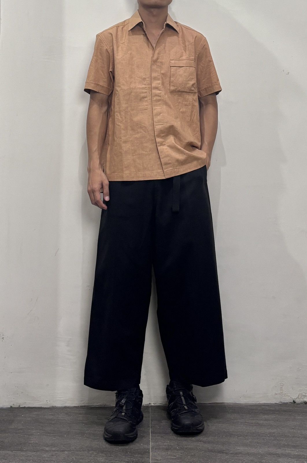 FREE TAX! Hidden Pocket Linen Shirt