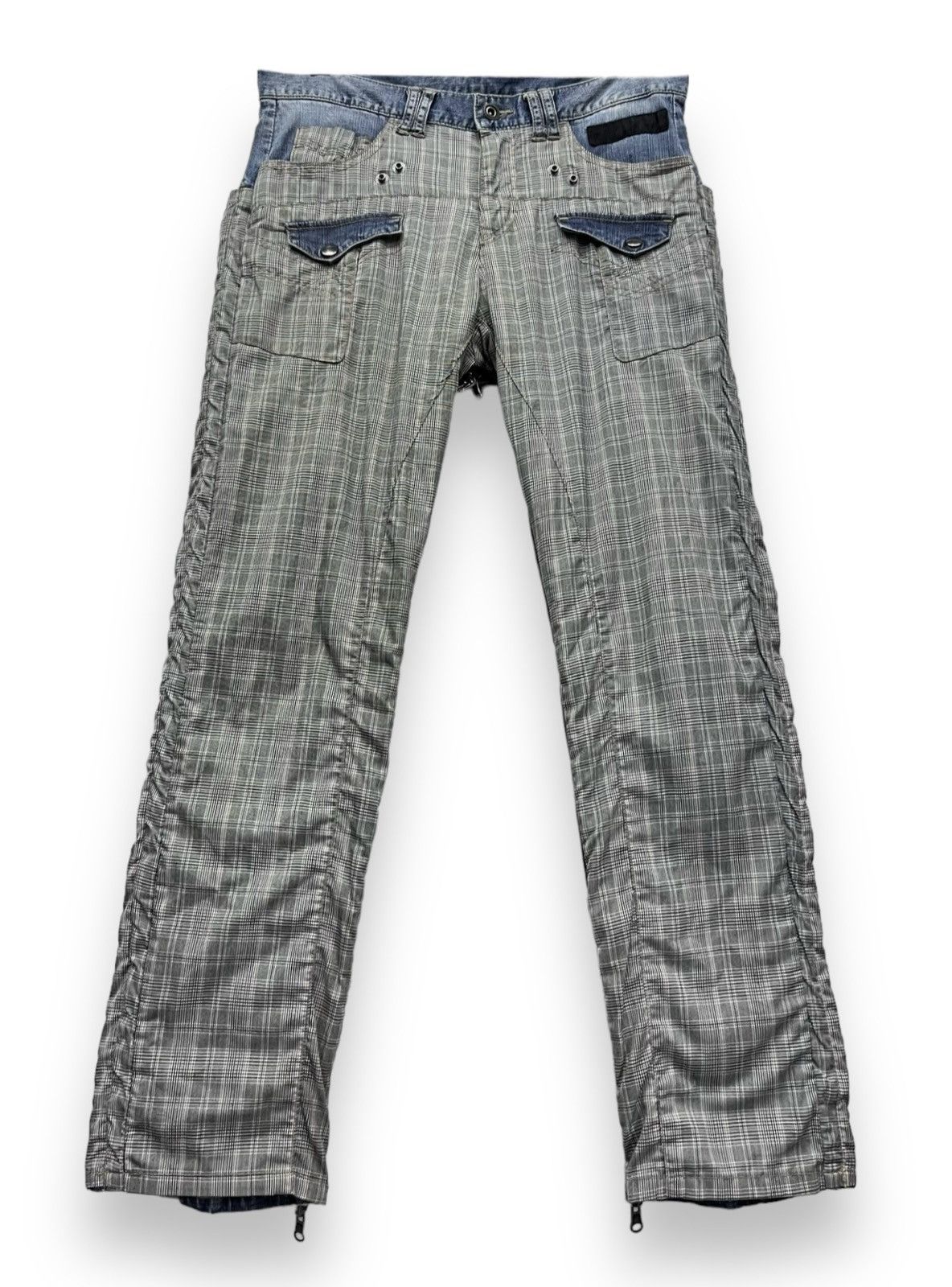 Grailed PPFM EASTERN ROCK ANARCHY DENIM Punk Zipper Reversible Denim Size US 31 - 7 Thumbnail
