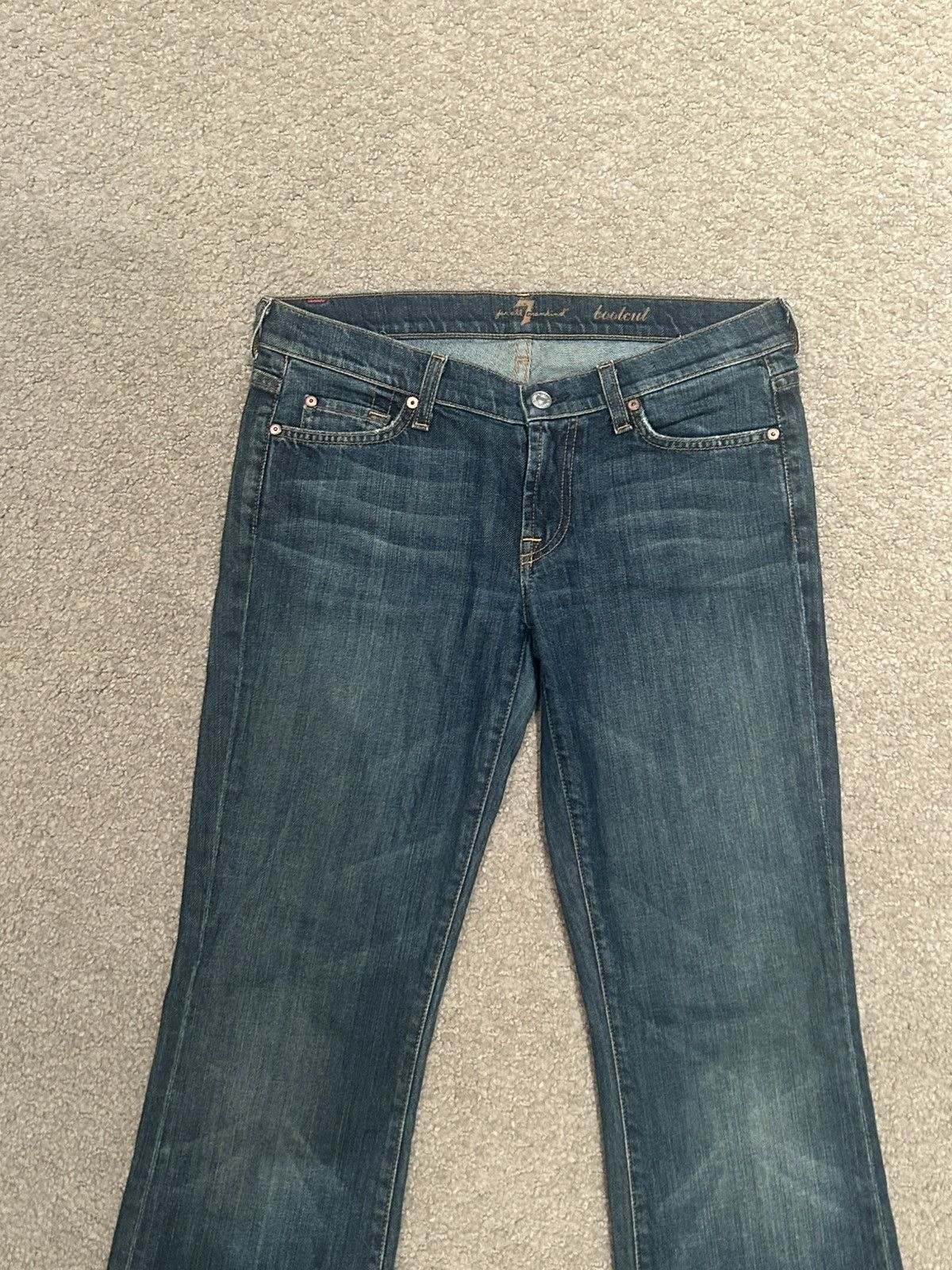 7 For All Mankind 7 for all man kind flared slim jeans Size US 30 / EU 46 - 2 Thumbnail
