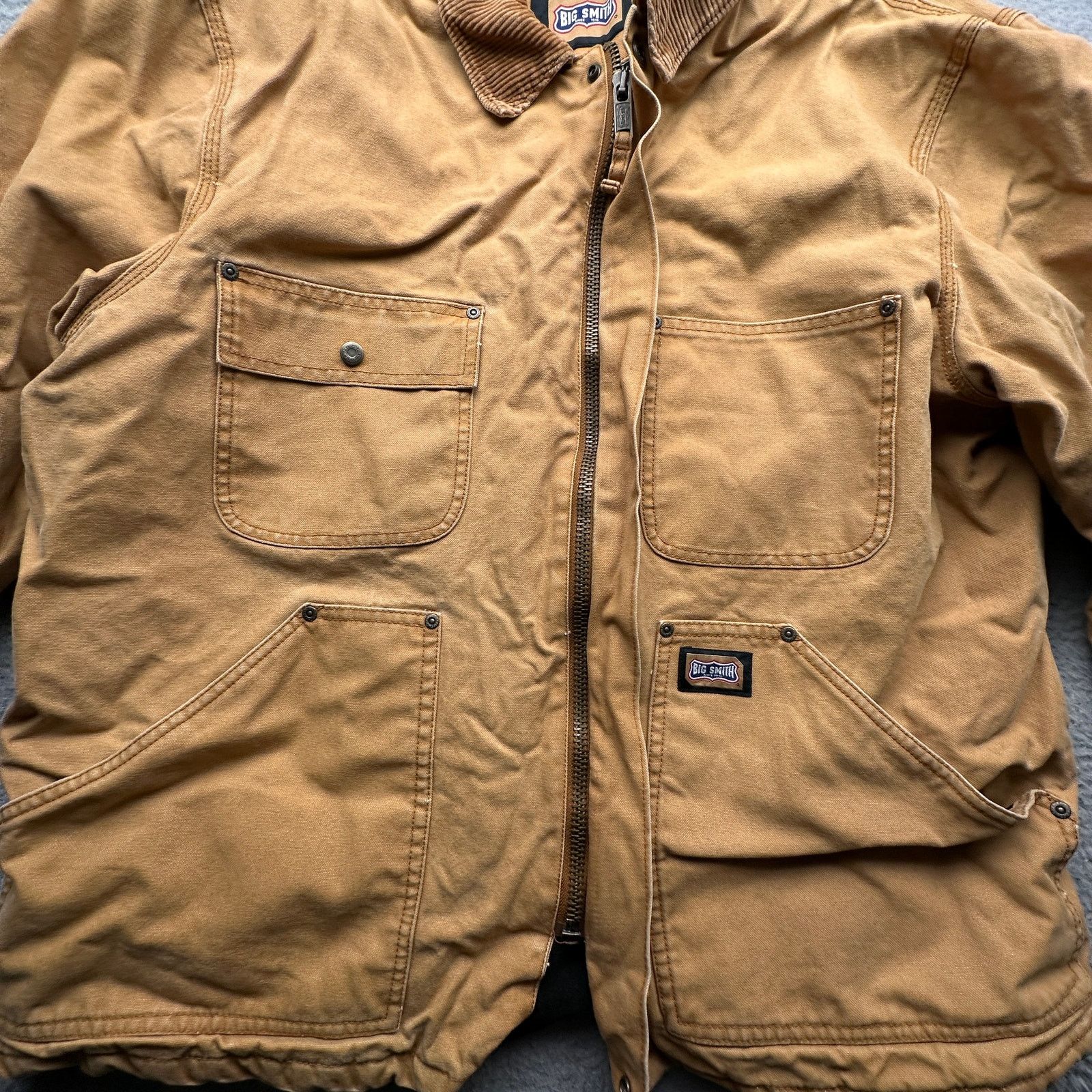 Vintage Vintage Big Smith Duck Canvas Work Jacket Men XXL Chore Coat Size US XXL / EU 58 / 5 - 7 Thumbnail