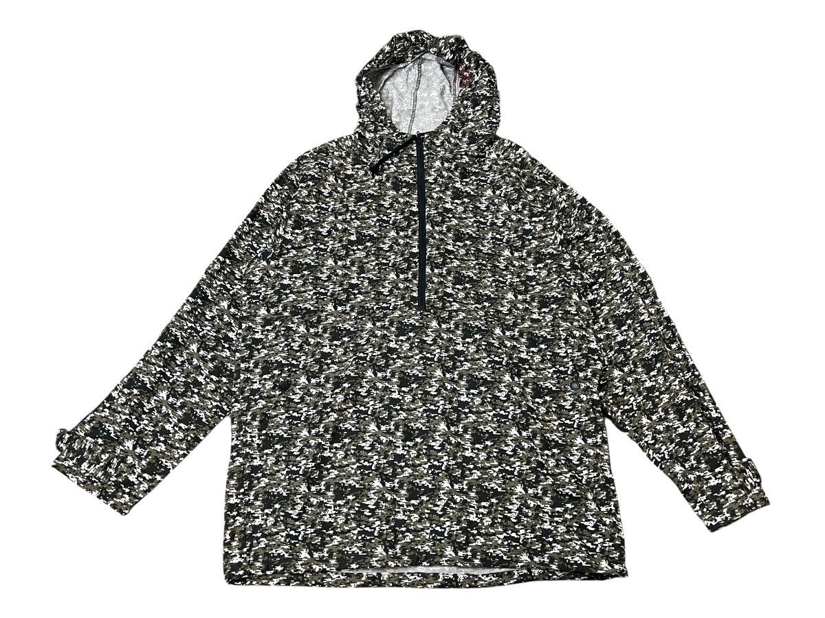 Japanese Brand Vintage Half Zipper Jacket Hoodie 3D Camouflage Size US XXL / EU 58 / 5 - 1 Thumbnail