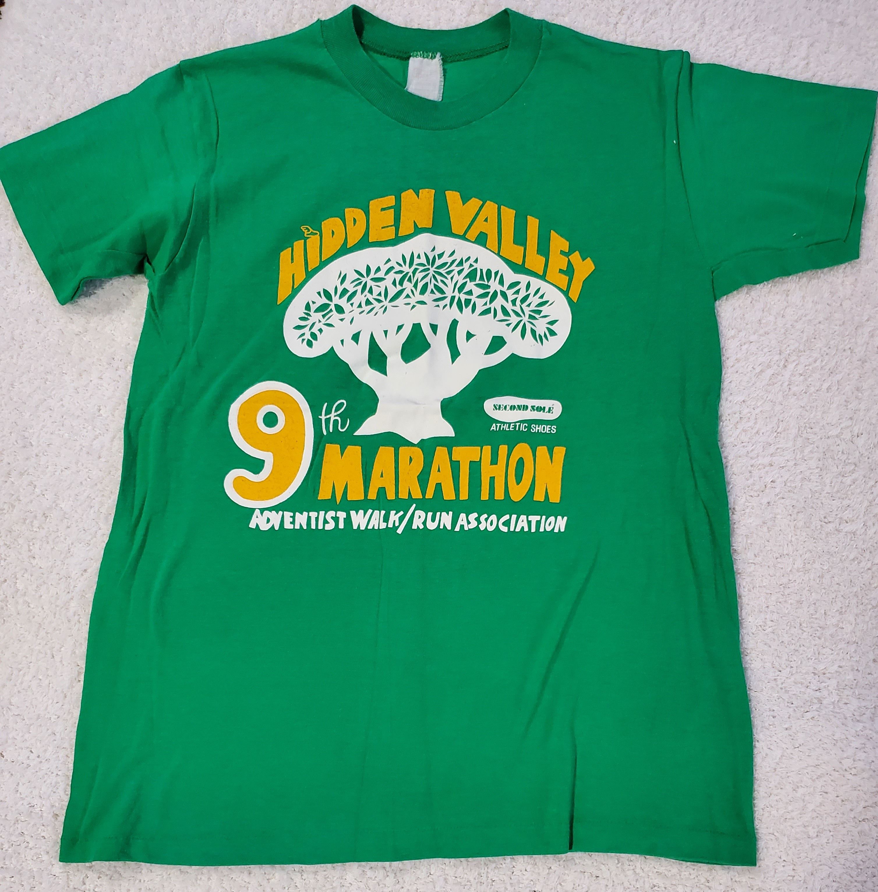 Vintage Vintage hidden valley 1984 9th marathon second sole Size US S / EU 44-46 / 1 - 1 Thumbnail