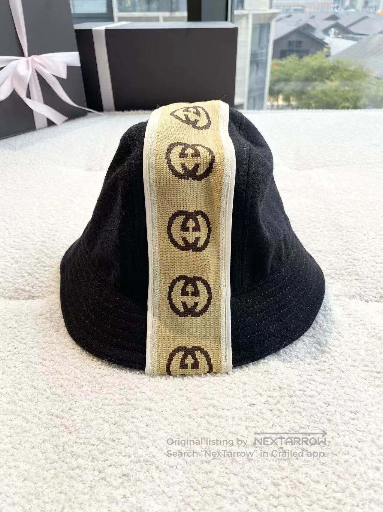 Gucci Guicci Size L String label bucket hat| Size ONE SIZE - 2 Thumbnail
