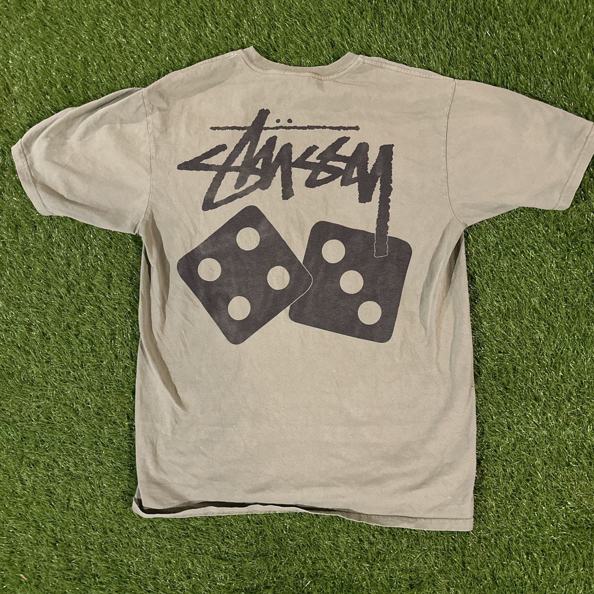 Stussy Stussy green diced tee limited edition Size US M / EU 48-50 / 2 - 1 Thumbnail