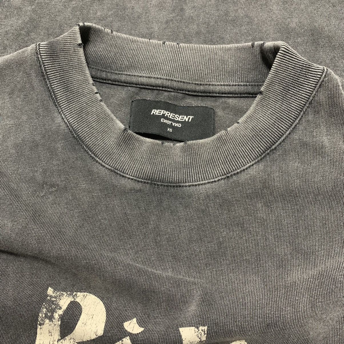 Represent Clo. Represent XS Ride Thur Hell Vintage Grey Tee Size US XS / EU 42 / 0 - 4 Thumbnail