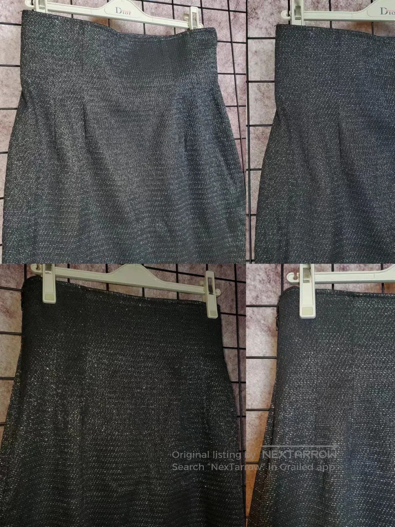 Dior dior high-end shimmering half skirt. Size US 27 - 3 Thumbnail