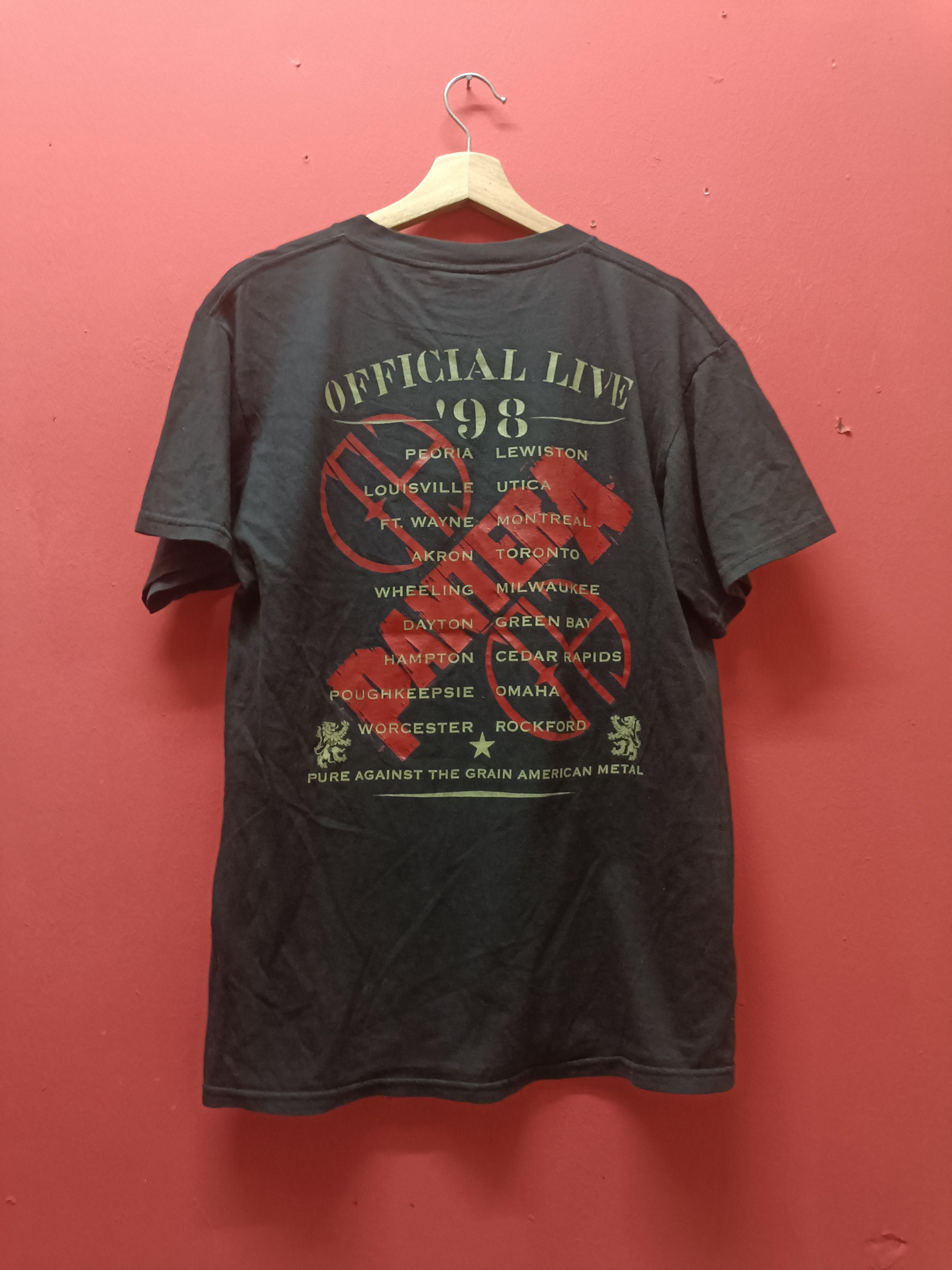 Band Tees × Vintage Vintage Pantera official love 1998 Size US M / EU 48-50 / 2 - 2 Thumbnail