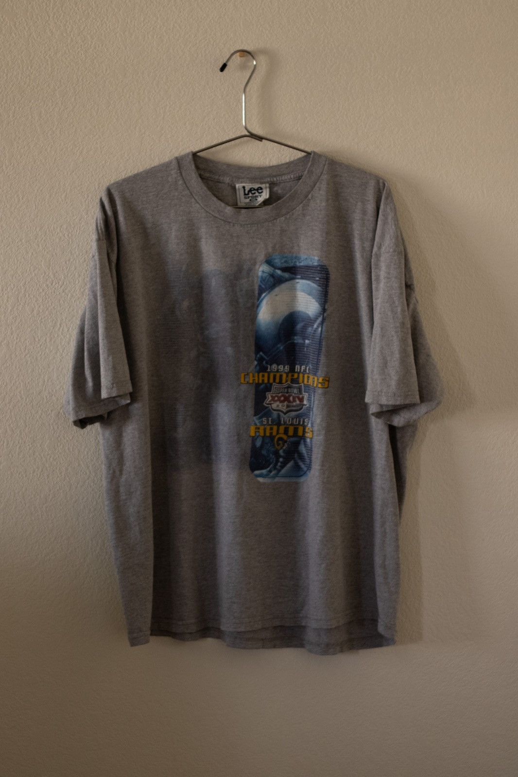 Lee × Vintage Vintage 2000 Rams Super Bowl Tee Size US XXL / EU 58 / 5 - 2 Thumbnail